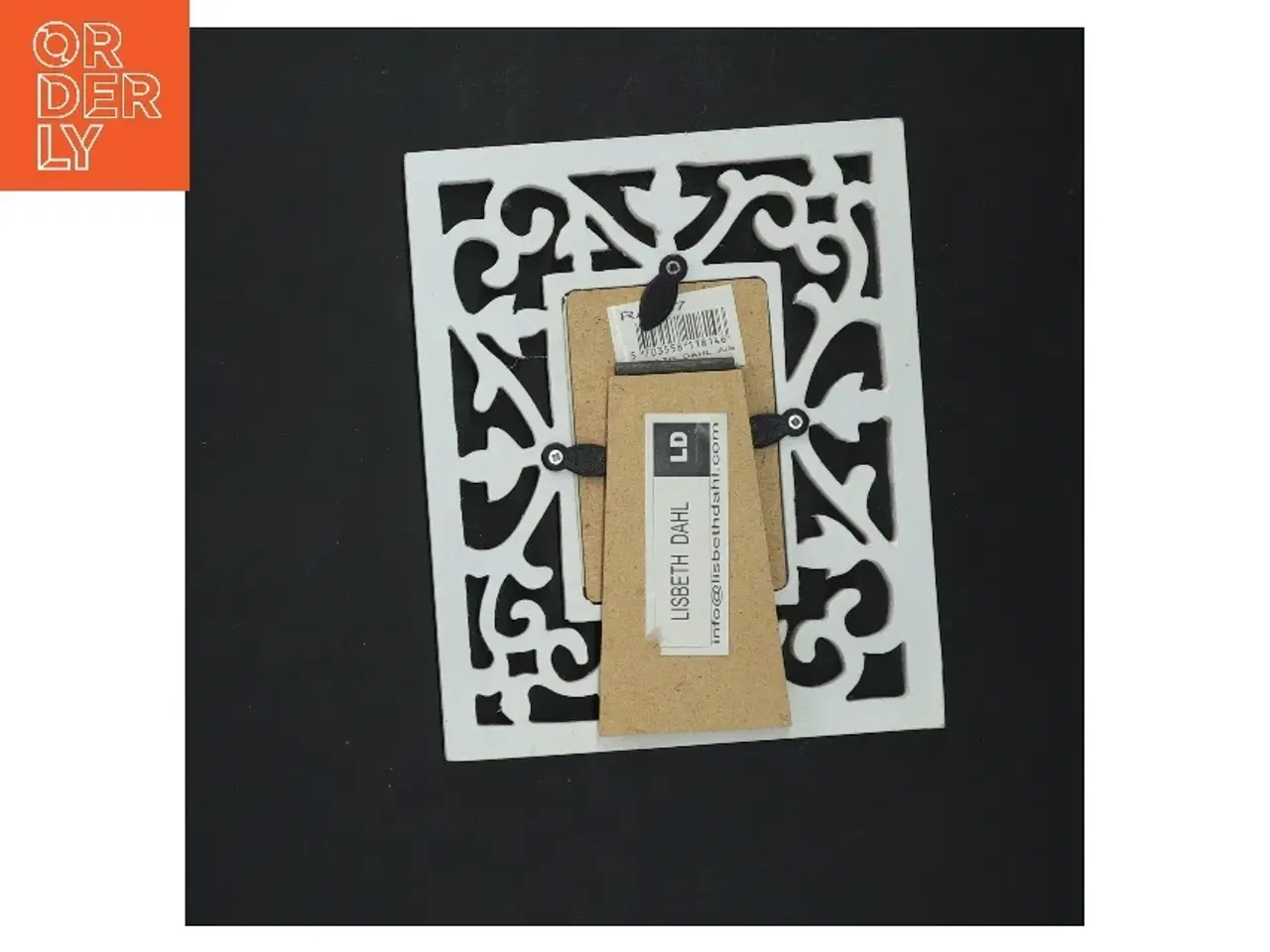 Billede 3 - Dekorativ billedramme fra Lisbeth Dahl (str. 15x12,5 cm)