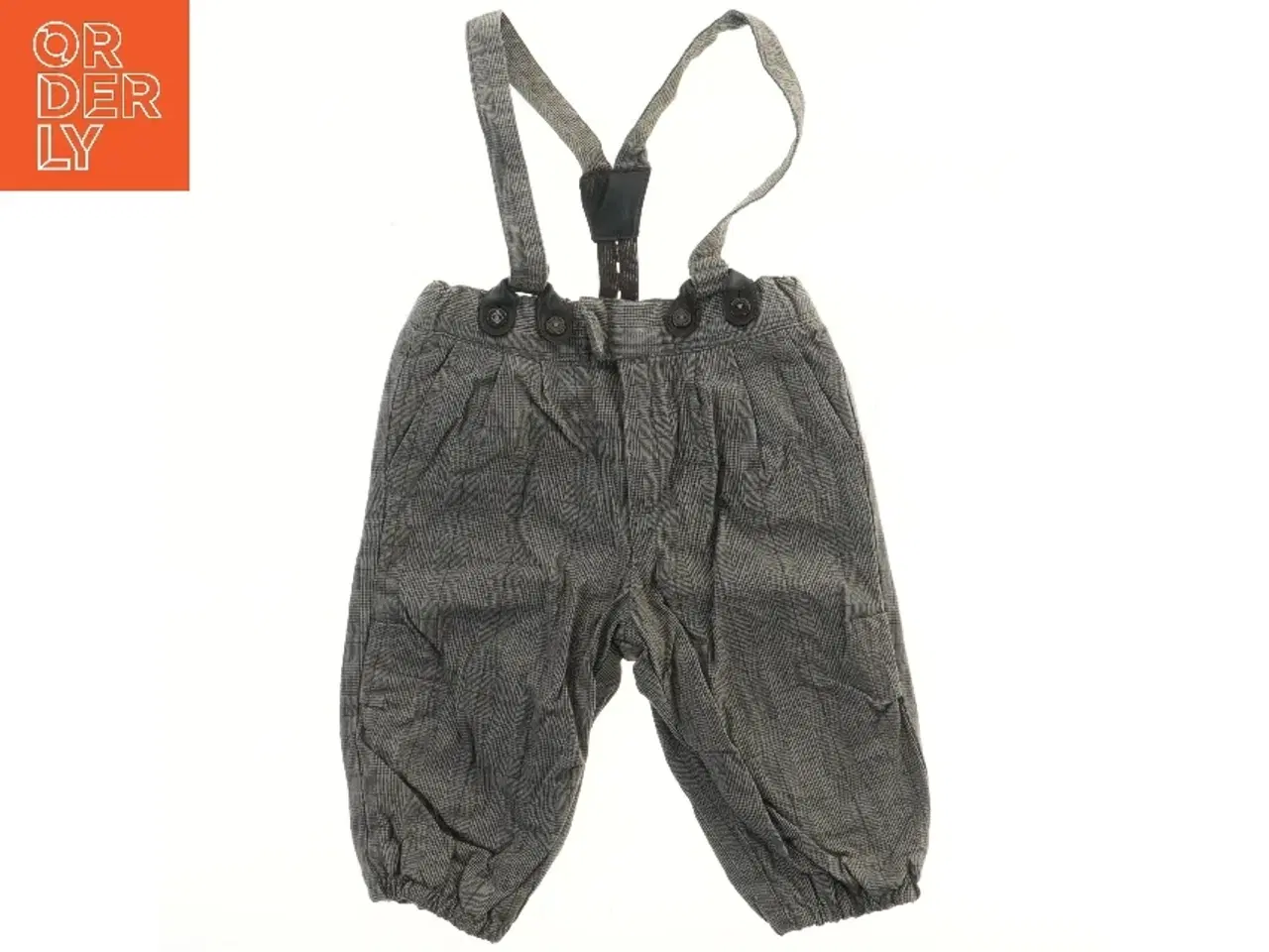 Billede 1 - Grå bukser med seler fra H&M (str. 62)