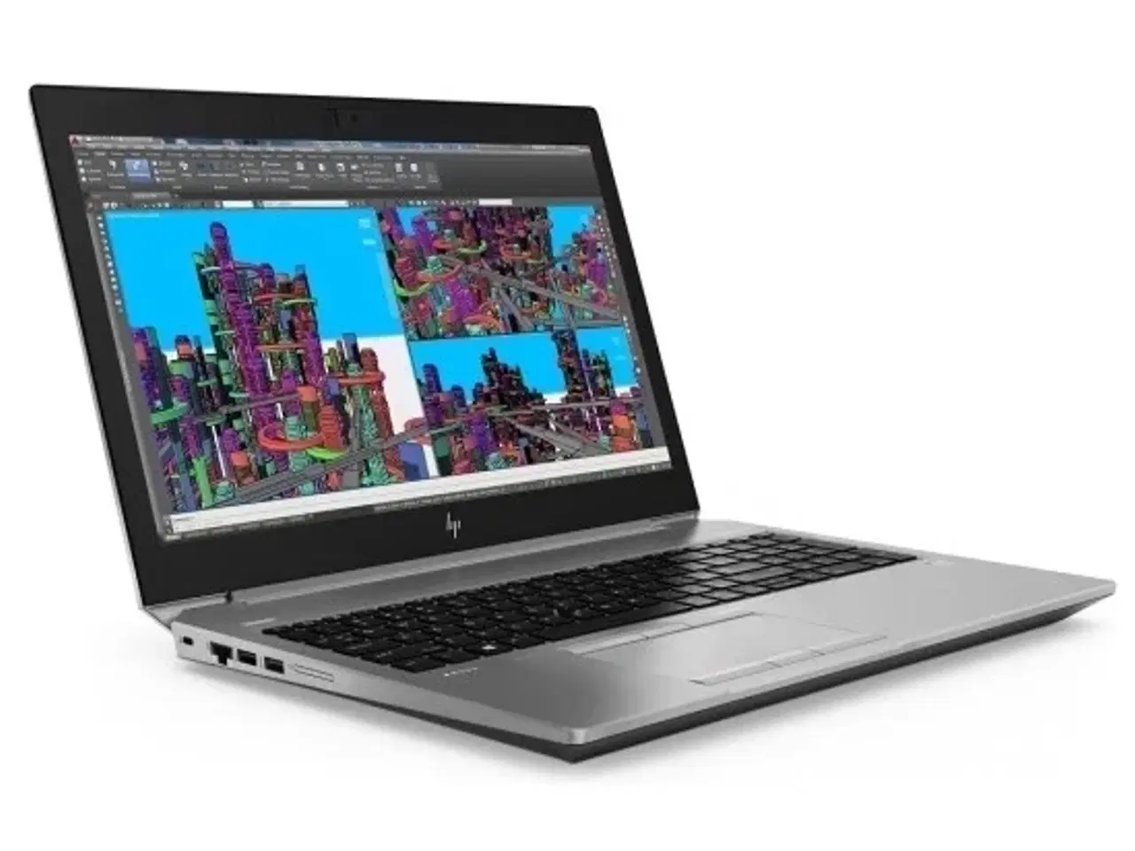 Billede 1 - HP ZBook 15 G5 15" - Intel i7-8850H 2,6GHz 1TB NVMe 32GB Nvidia Quadro P2000 Win11 Pro - Grade B