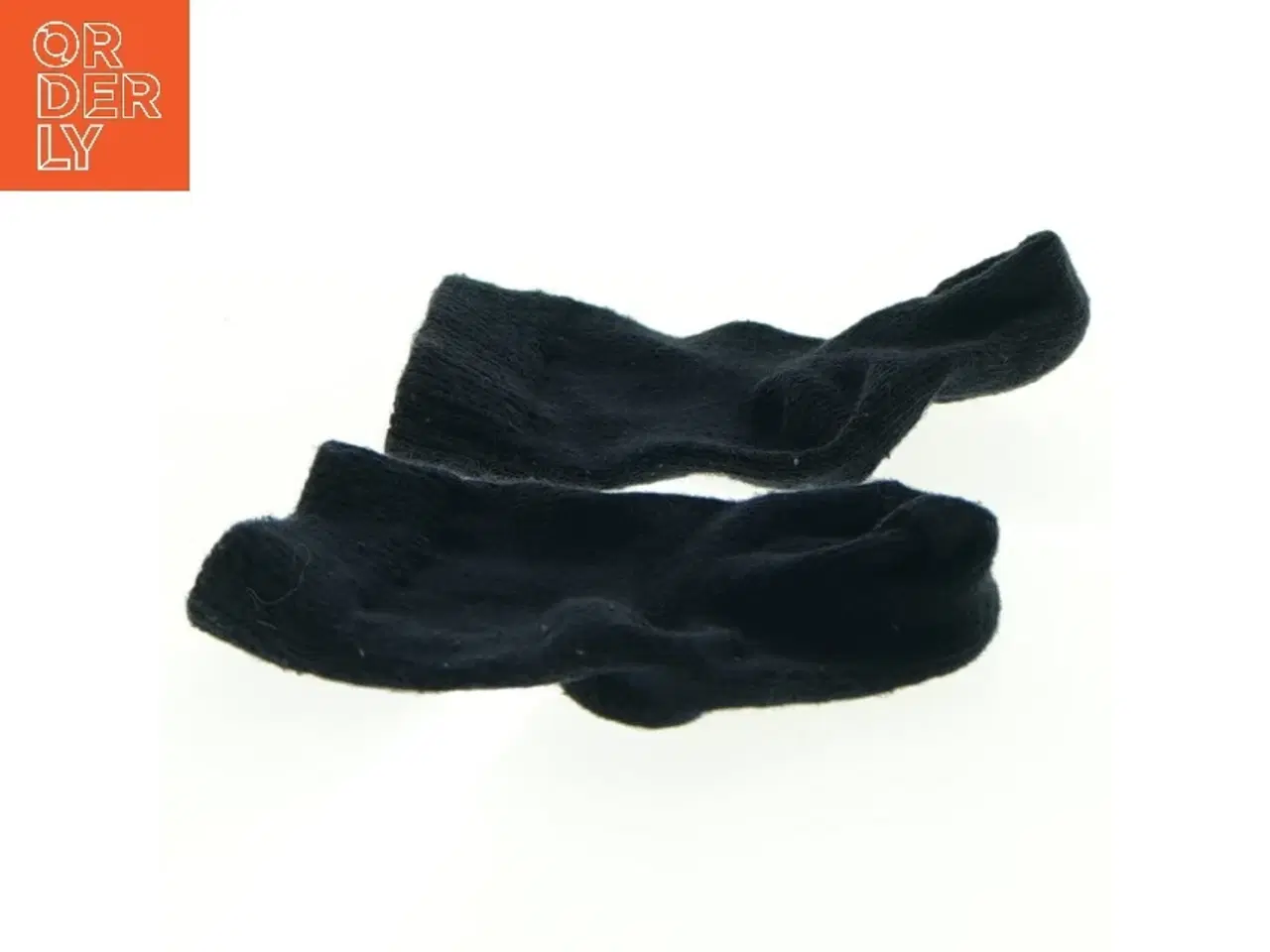 Billede 1 - Sorte babystrømper (str. Fodlængde. 8 cm)