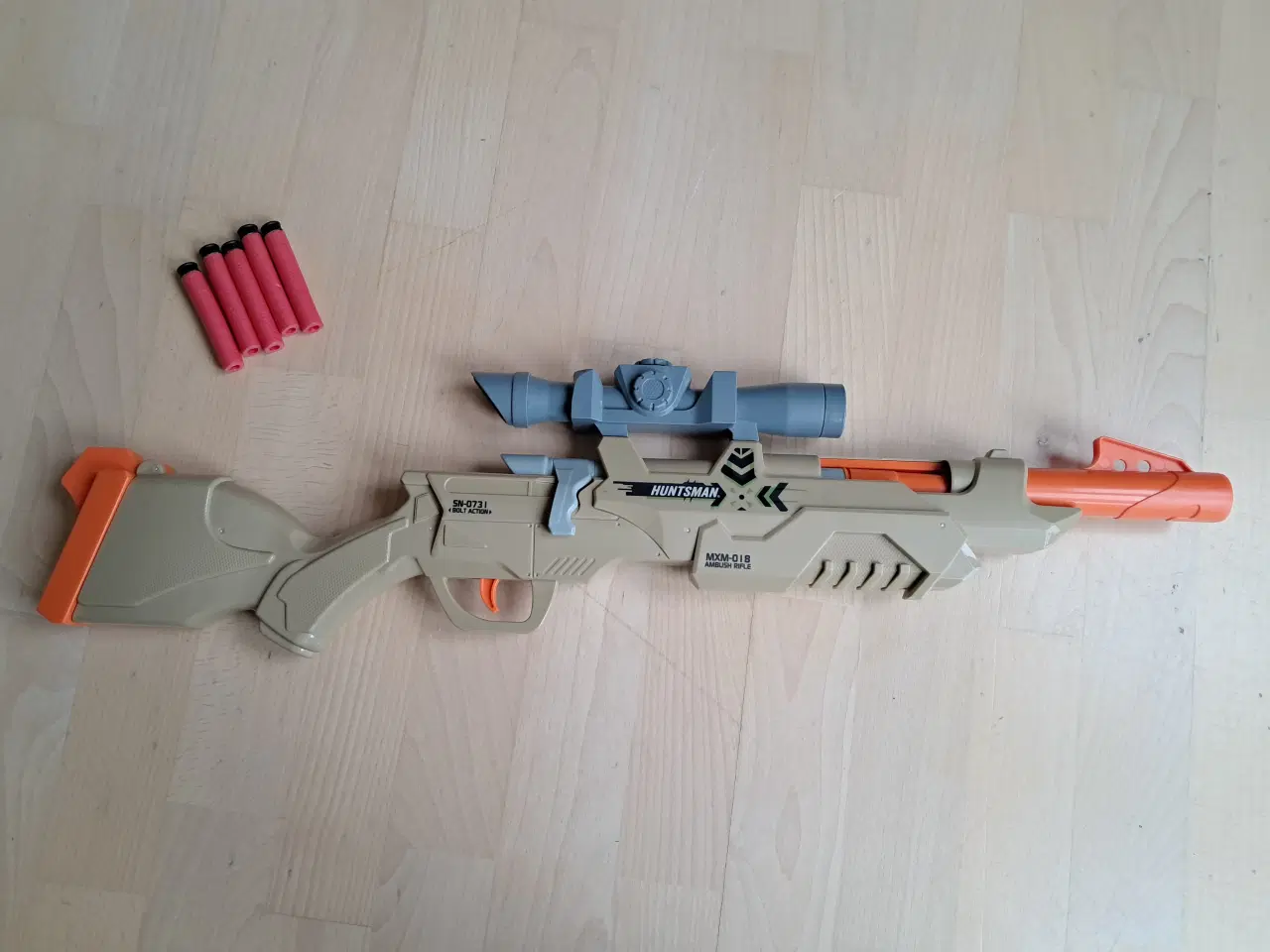 Billede 1 - Sniper nerf gun med 5 skud.