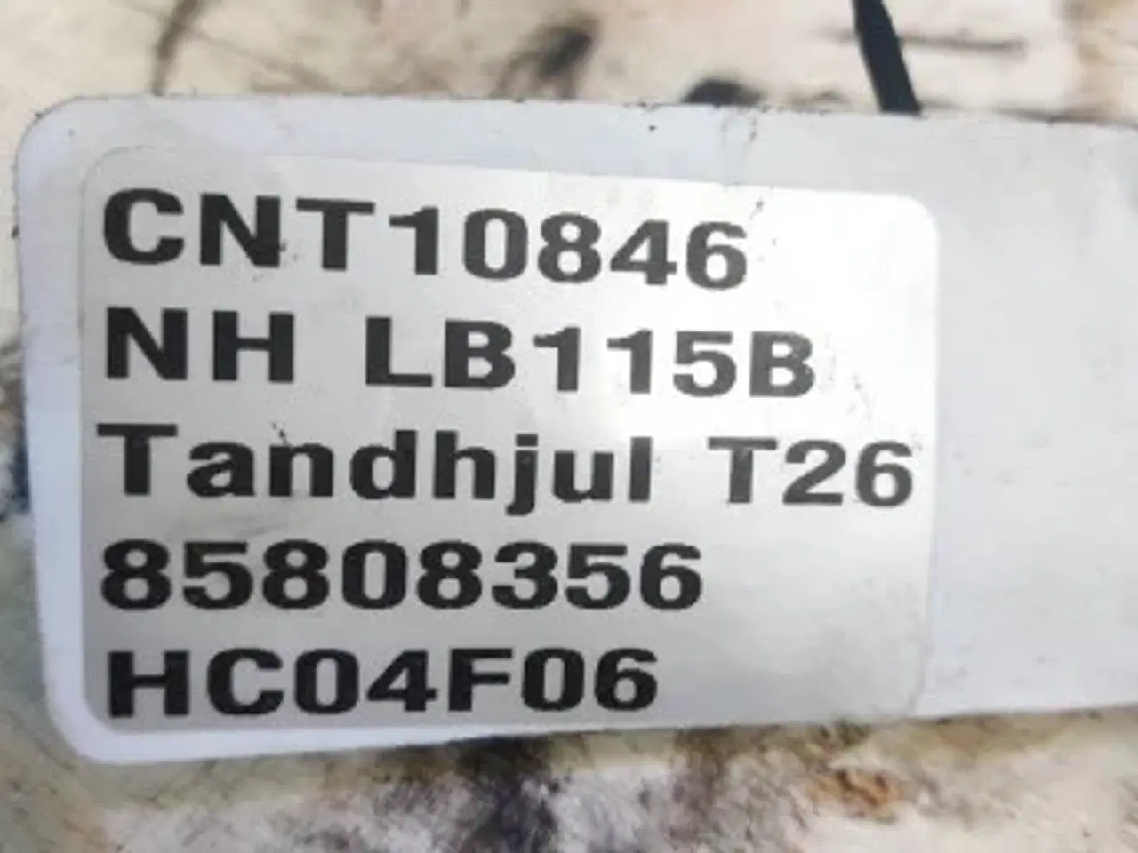 Billede 7 - New Holland LB115B Tandhjul T26 85808356 