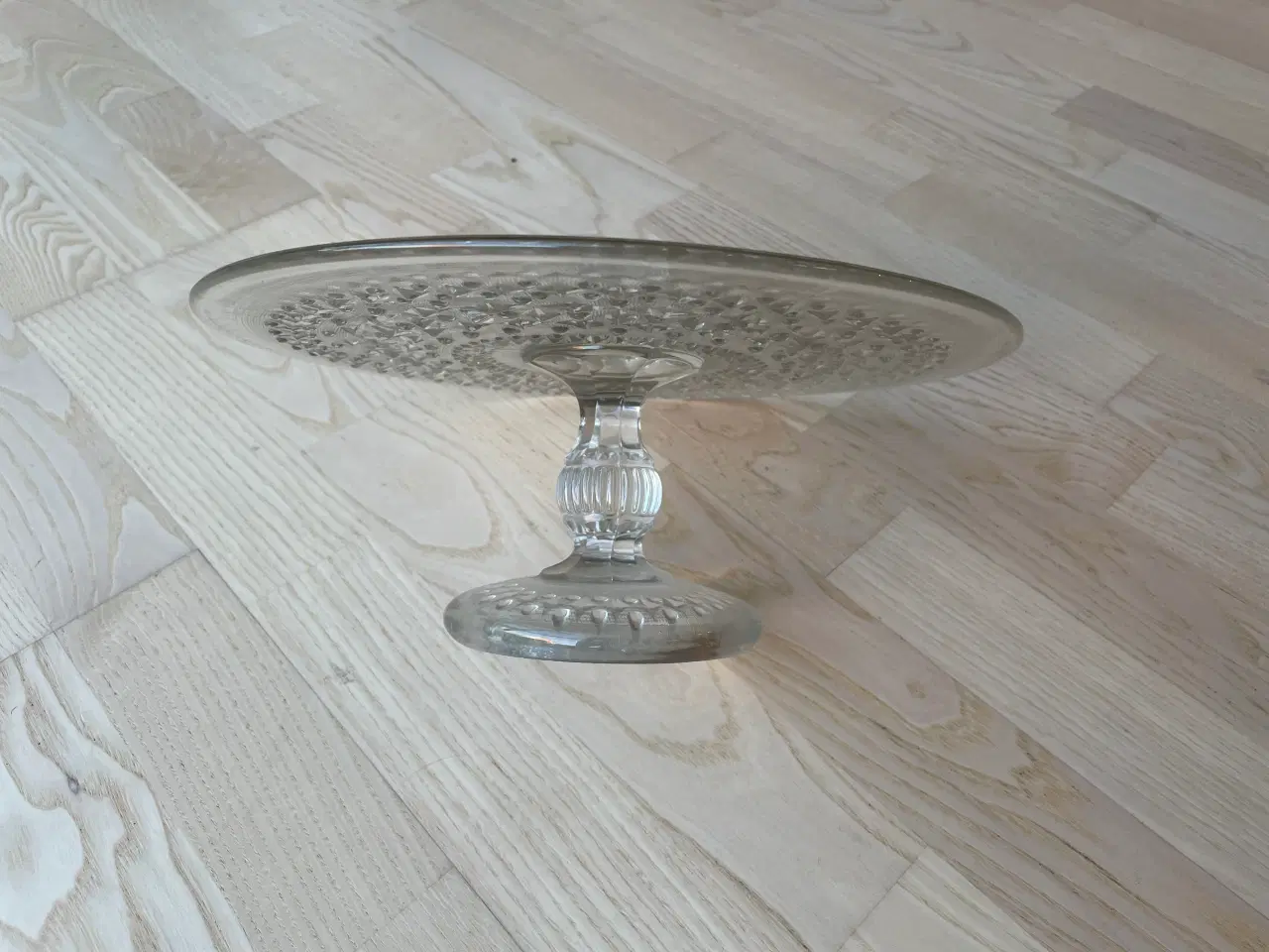 Billede 2 - Opsats af klart glas 30 cm i diameter 