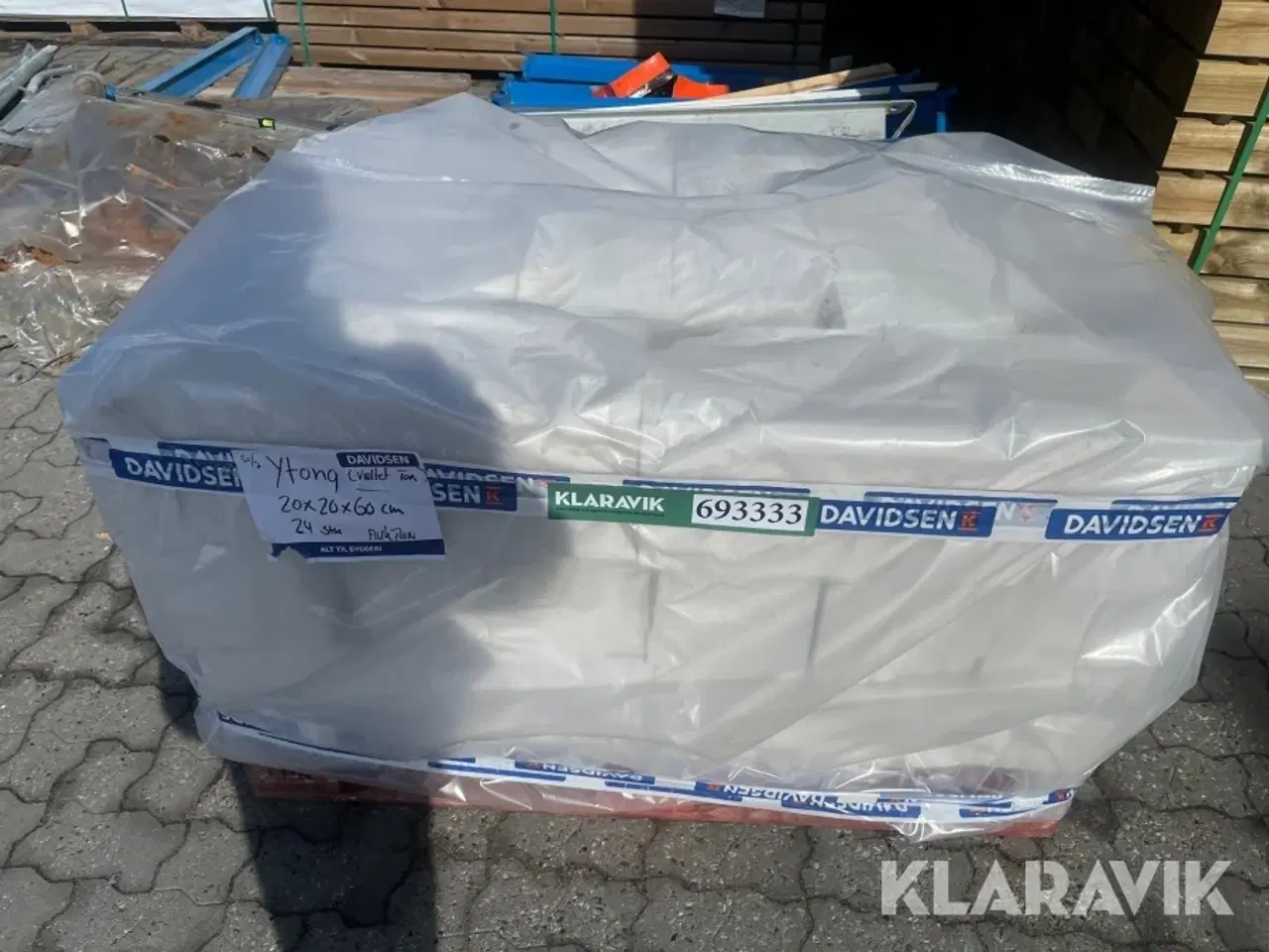 Billede 1 - Porebeton Ytong 20x20x60 24 styk