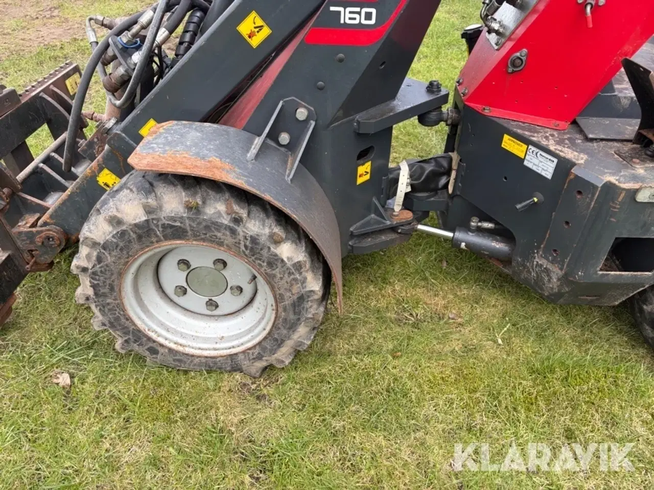 Billede 8 - Minilæsser Norcar 760 med udskud og tilbehør