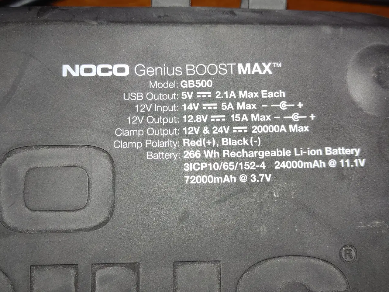 Billede 2 - Noco boostmax gb500+