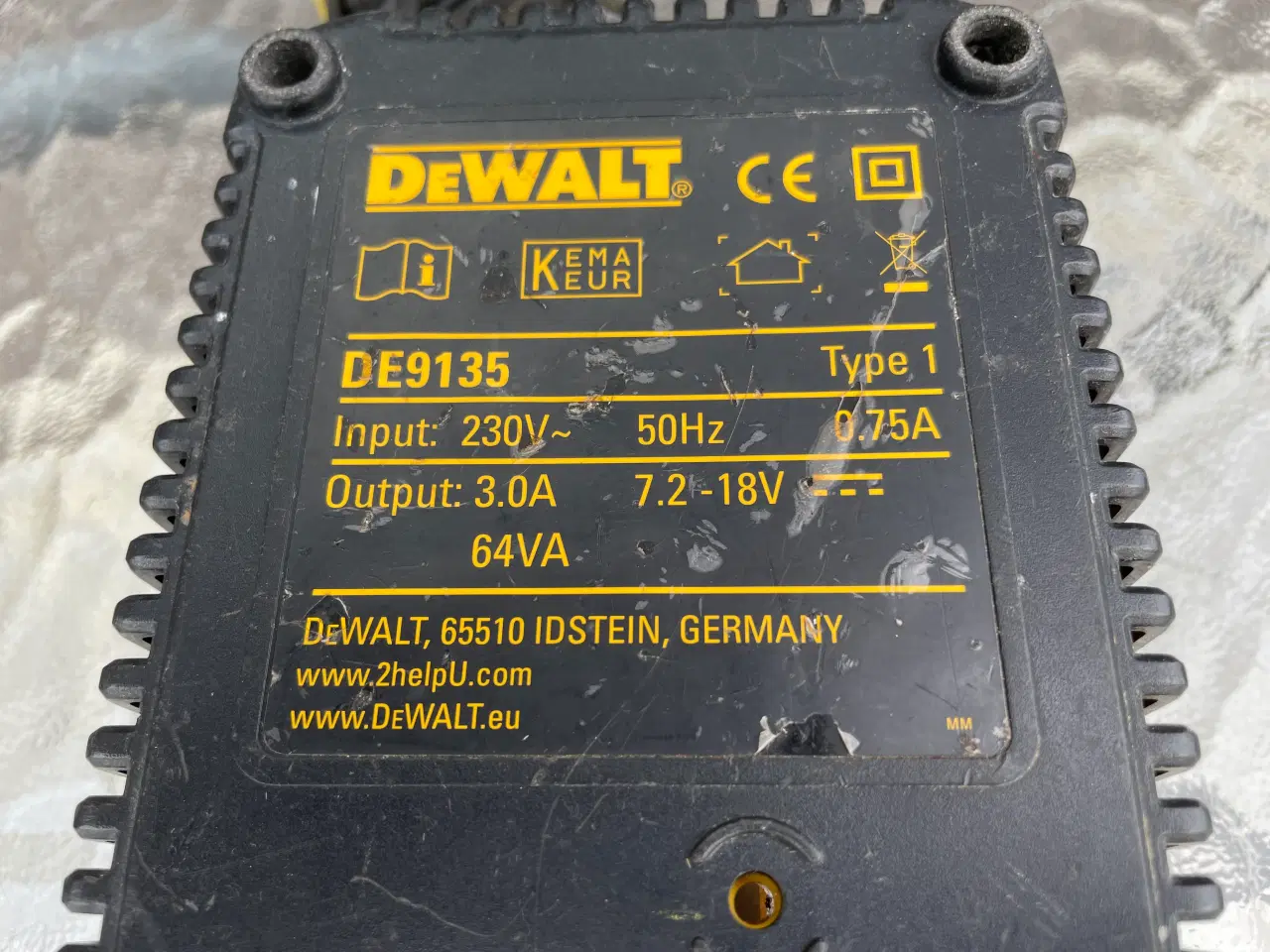 Billede 2 - DeWalt Lader 7,2-18 Volt