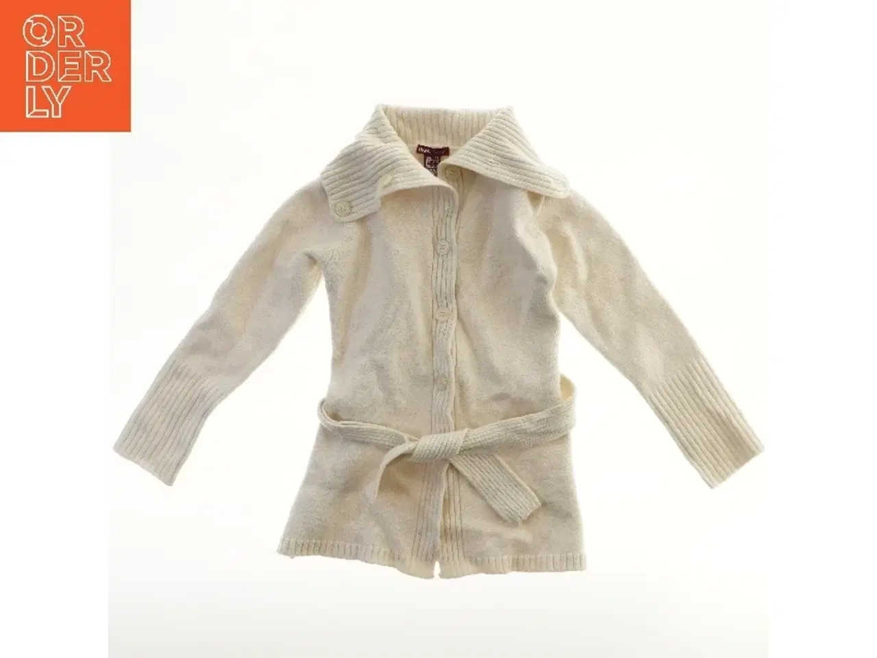 Billede 1 - Strikket cardigan med bælte fra H&M (str. 140)