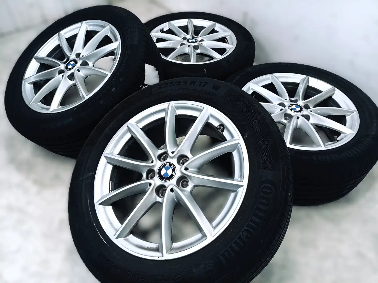 Billede 2 - 5x112 17" ET52 nav 66,6ø BMW sommersæt inkl.TPMS