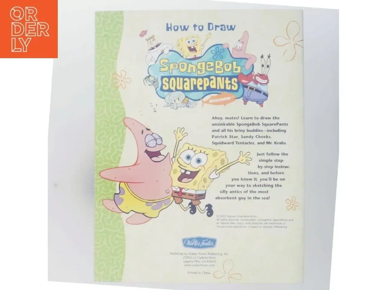 Billede 3 - Lær at tegne Svampebob Firkant - How to Draw SpongeBob SquarePants (Bog med engelsk tekst))