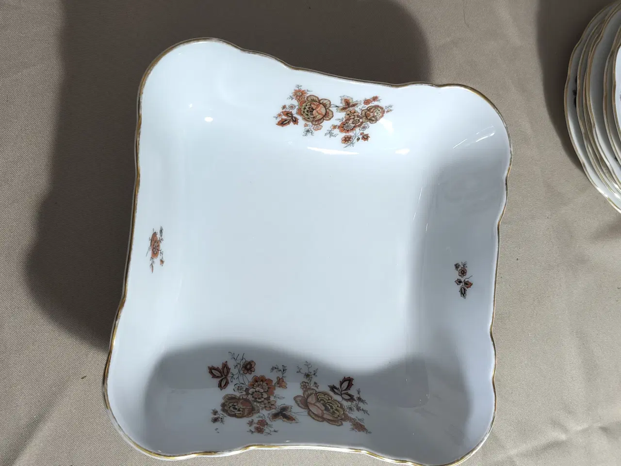 Billede 5 - KPM Kina stel med blomsterprint