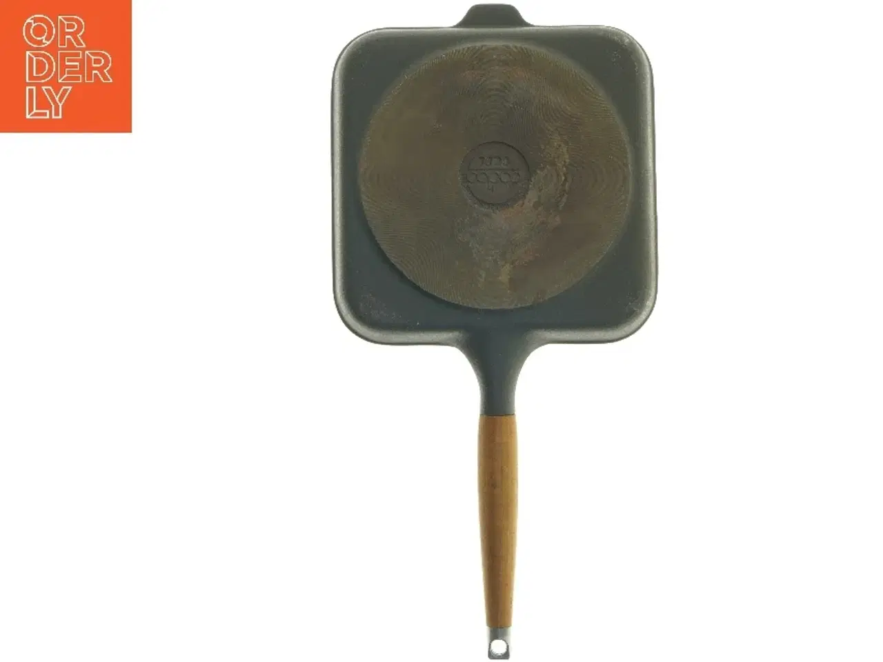 Billede 4 - Grillpande med træhåndtag (str. 48x24 cm)