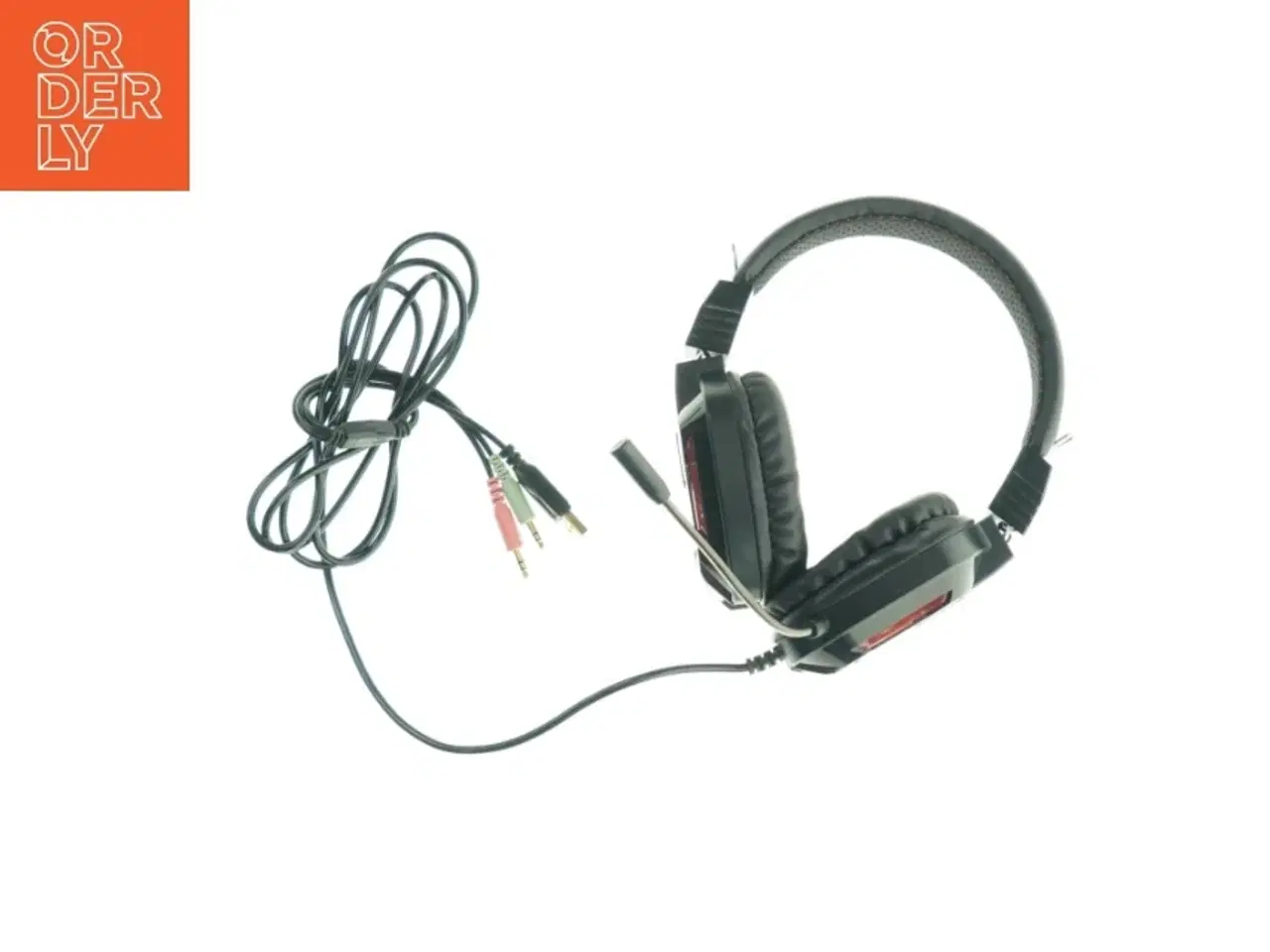 Billede 2 - Headset med mikrofon (str. 17 x 8 cm)