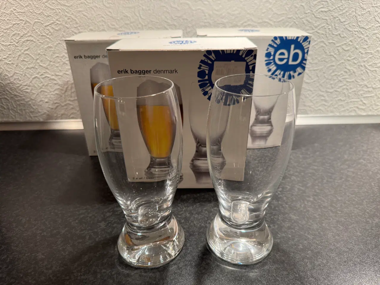 Billede 1 - Erik Bagger ølglas