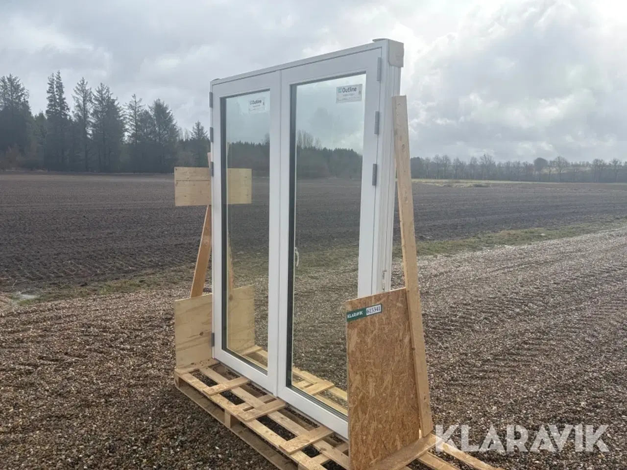 Billede 5 - Dobbelt terassedør Outline 3-lags træ/alu dobbelt dør