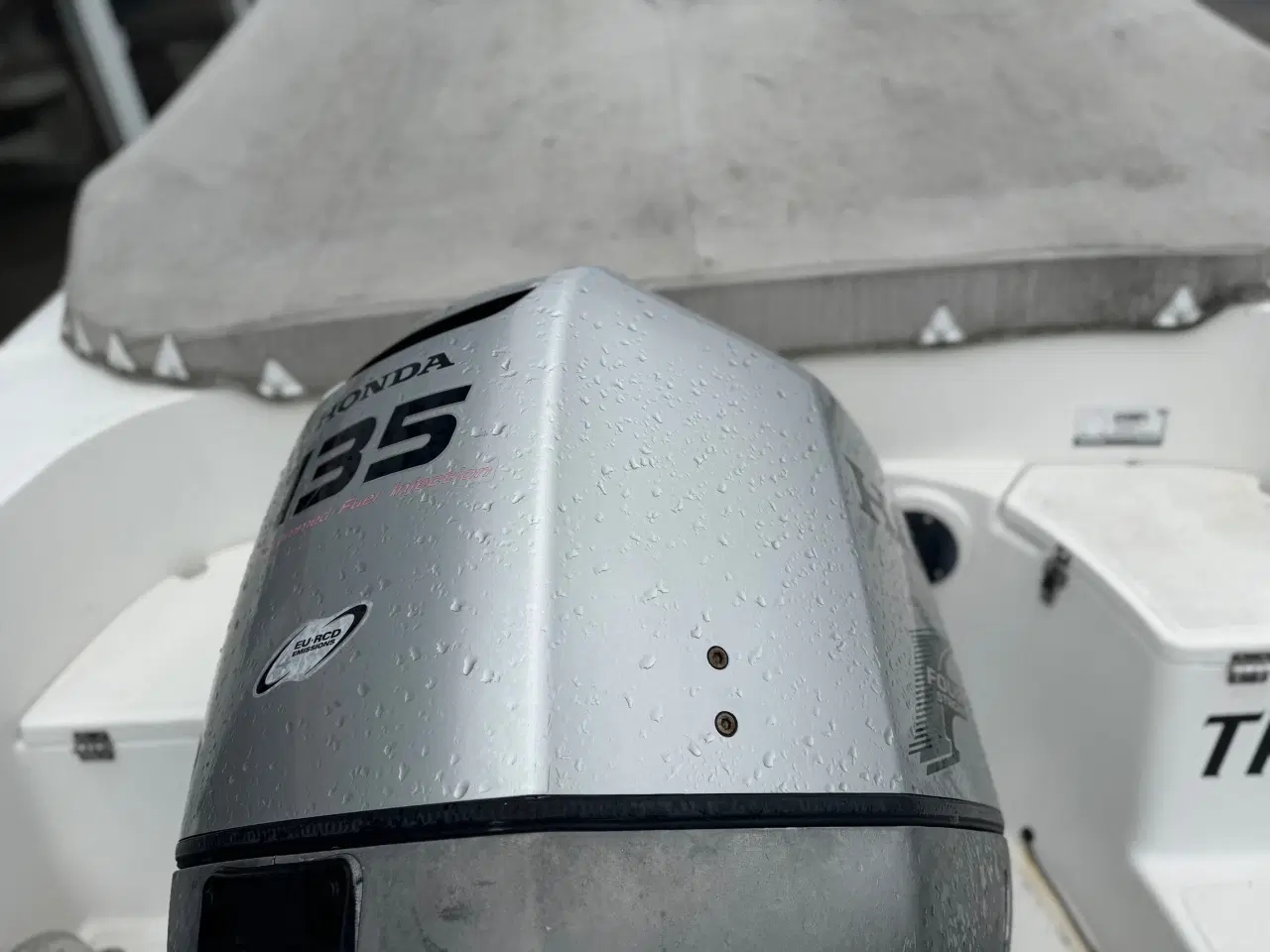 Billede 6 - 200 DC med 135 hk Honda-EFI 4 takt og 1800 kg Brenderup bådtrailer - Anvisningssalg