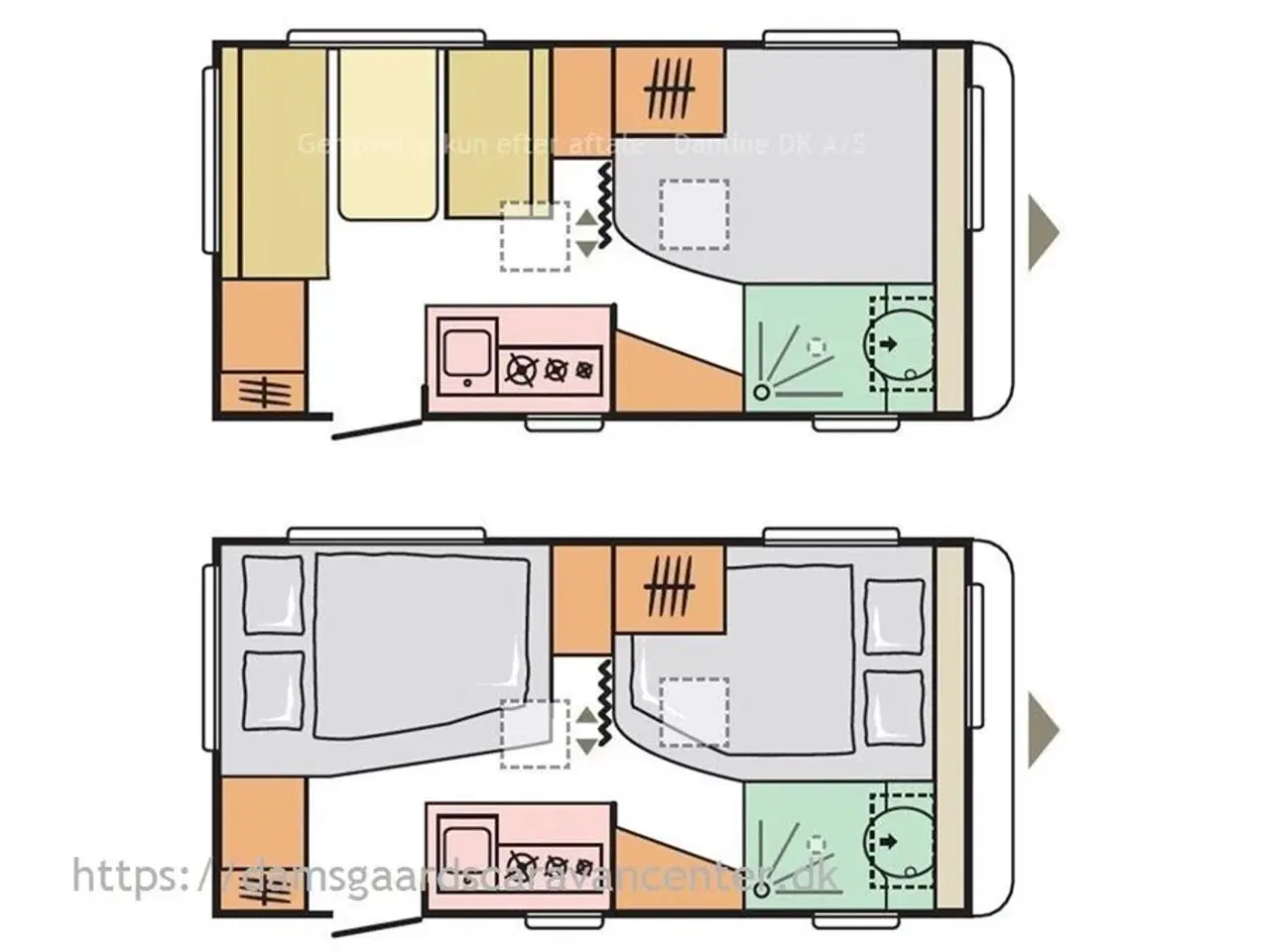 Billede 5 - 2019 - Adria Altea 432 PX   Fransk seng-Gulvtemp.-Mover-Telt