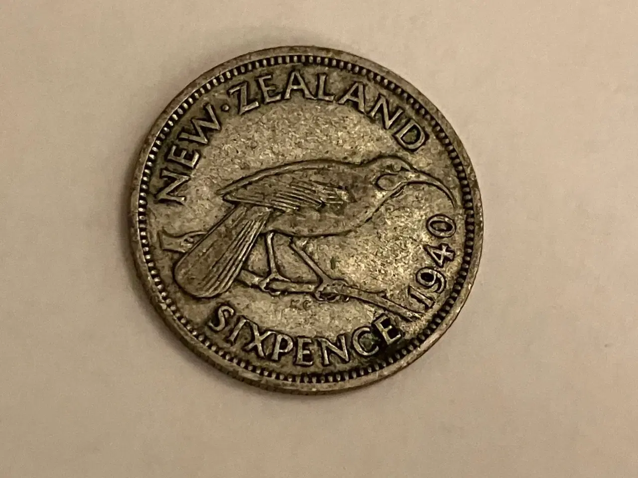 Billede 1 - New Zealand Sixpence 1940