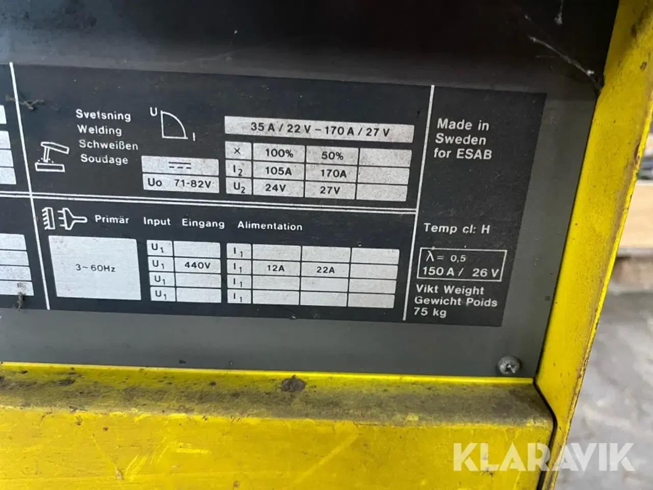Billede 8 - Svejsemaskine ESAB LHE 170