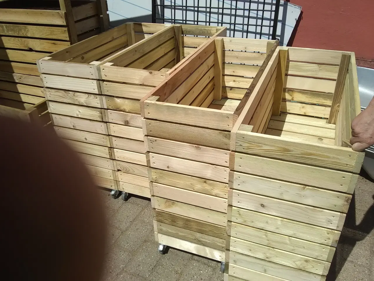 Billede 1 - Højbede i trykket træ