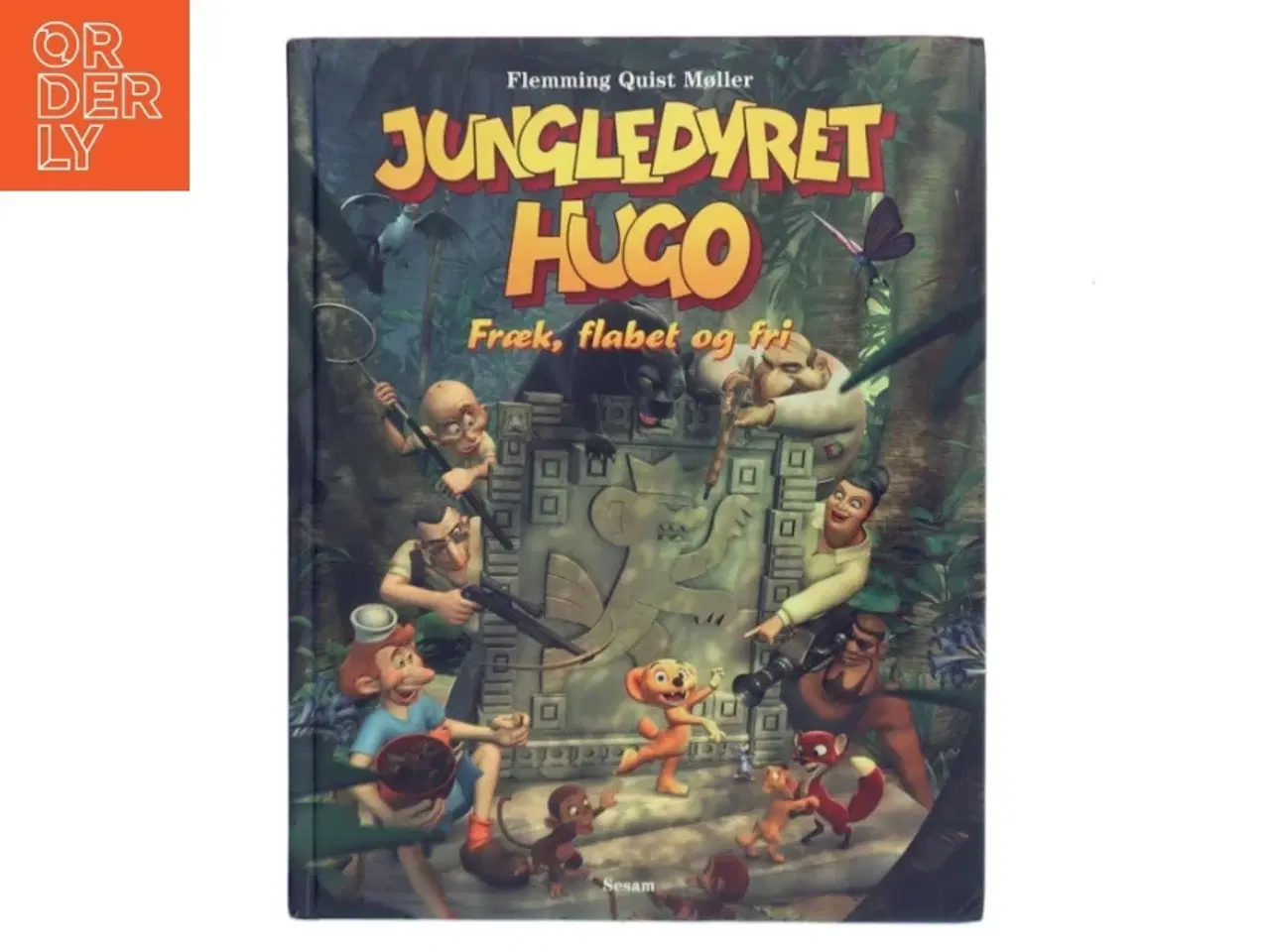 Billede 1 - Jungledyret Hugo - fræk, flabet og fri af Flemming Quist Møller (Bog)