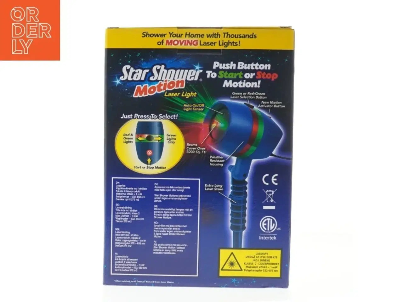 Billede 2 - Star Shower Motion Laser Light