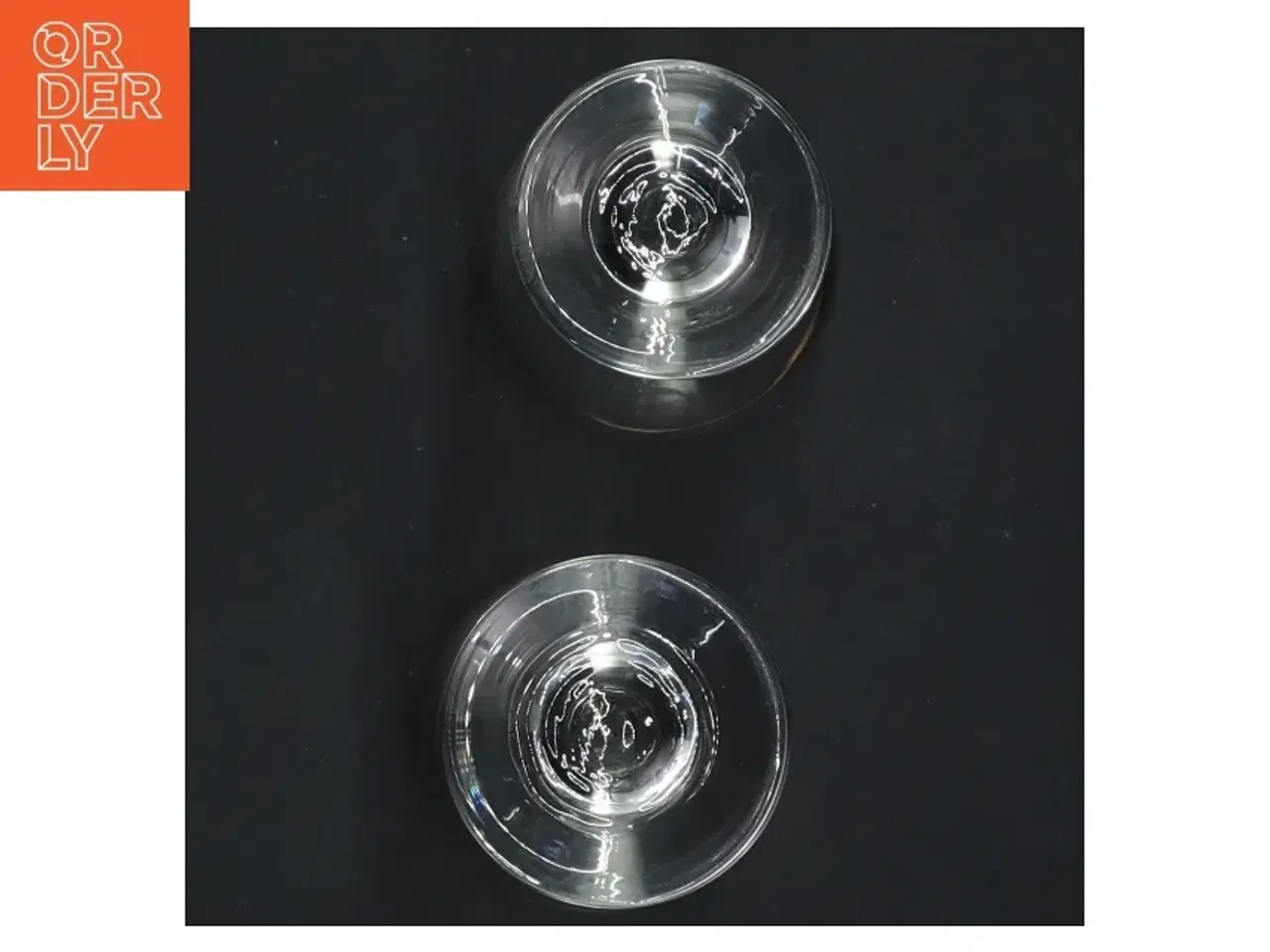 Billede 3 - Sæt med glas med guldkant (str. Ø 5x9,5 cm)