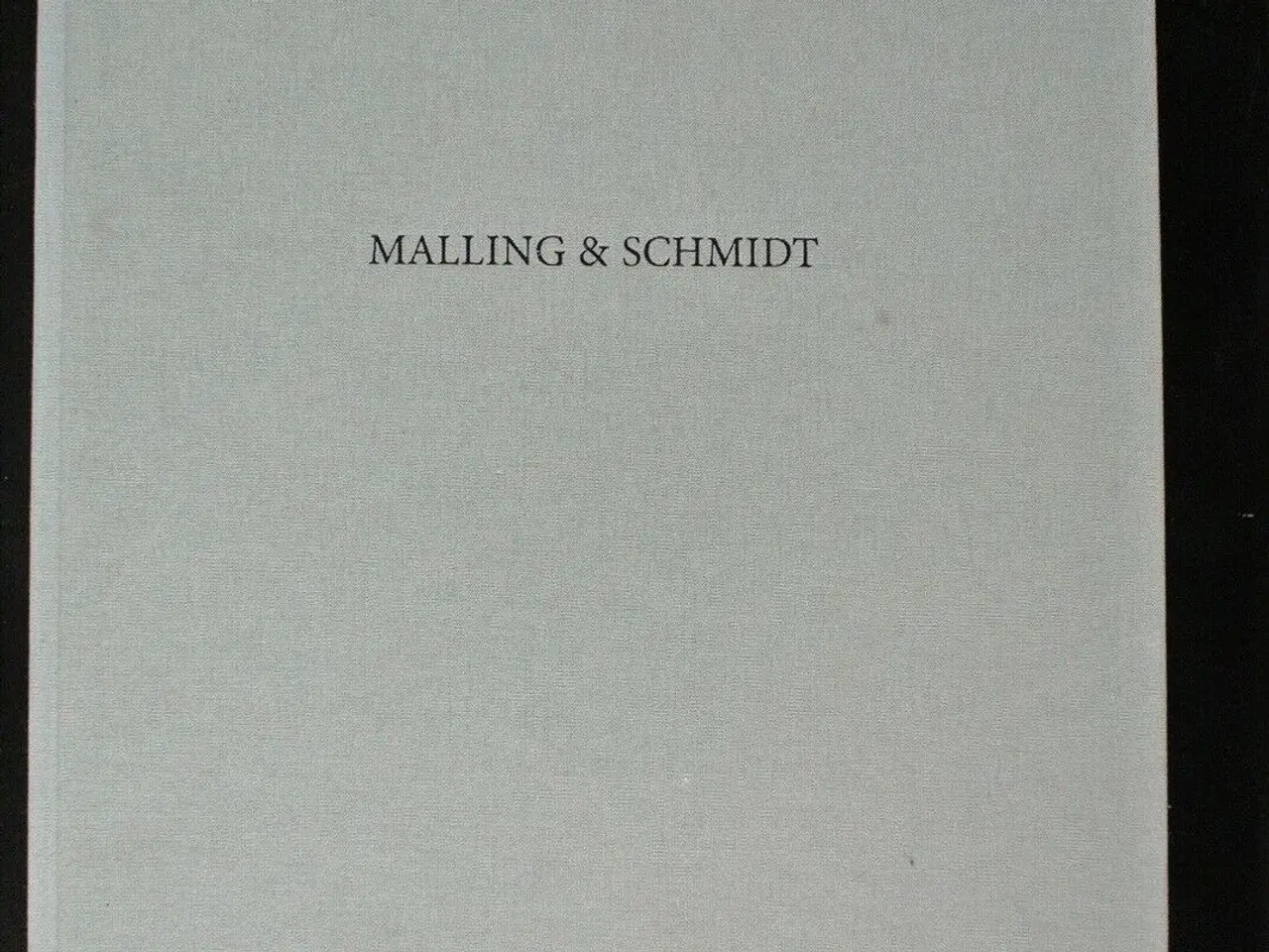 Billede 1 - malling og schmidt tilblivelse, med dedikation fra
