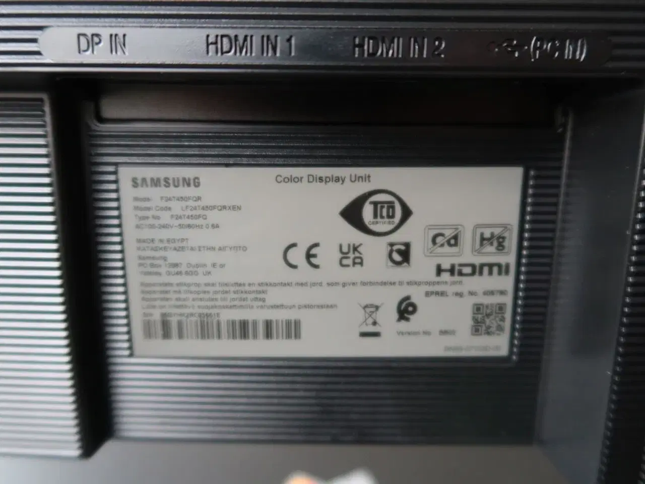 Billede 6 - 2 stk. computerskærme SAMSUNG F24T452FQR, dockingstation DELL, tastatur