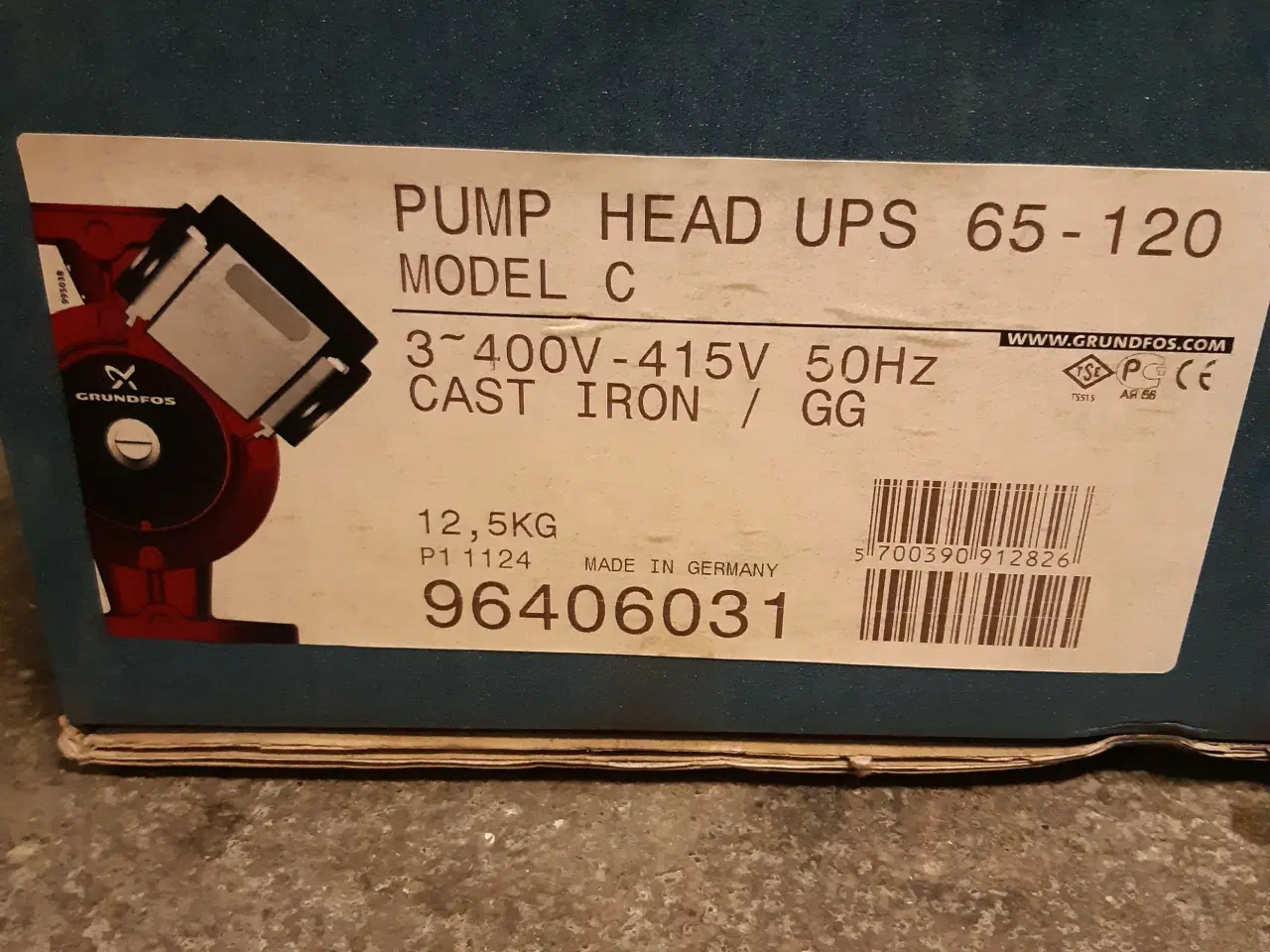 Billede 1 - Grundfos pump head 65-120 model C
