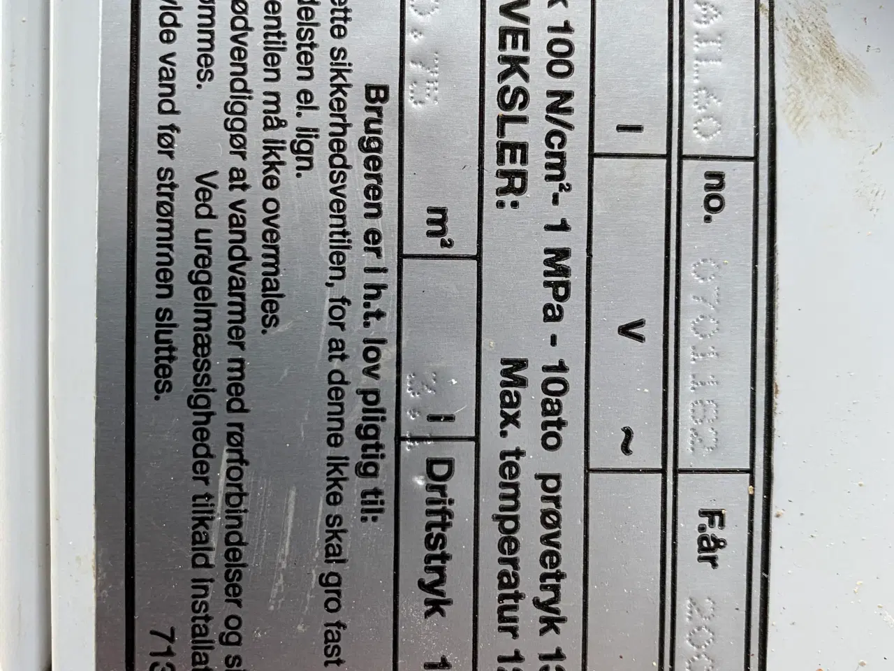 Billede 2 - Varmtvandsbeholder