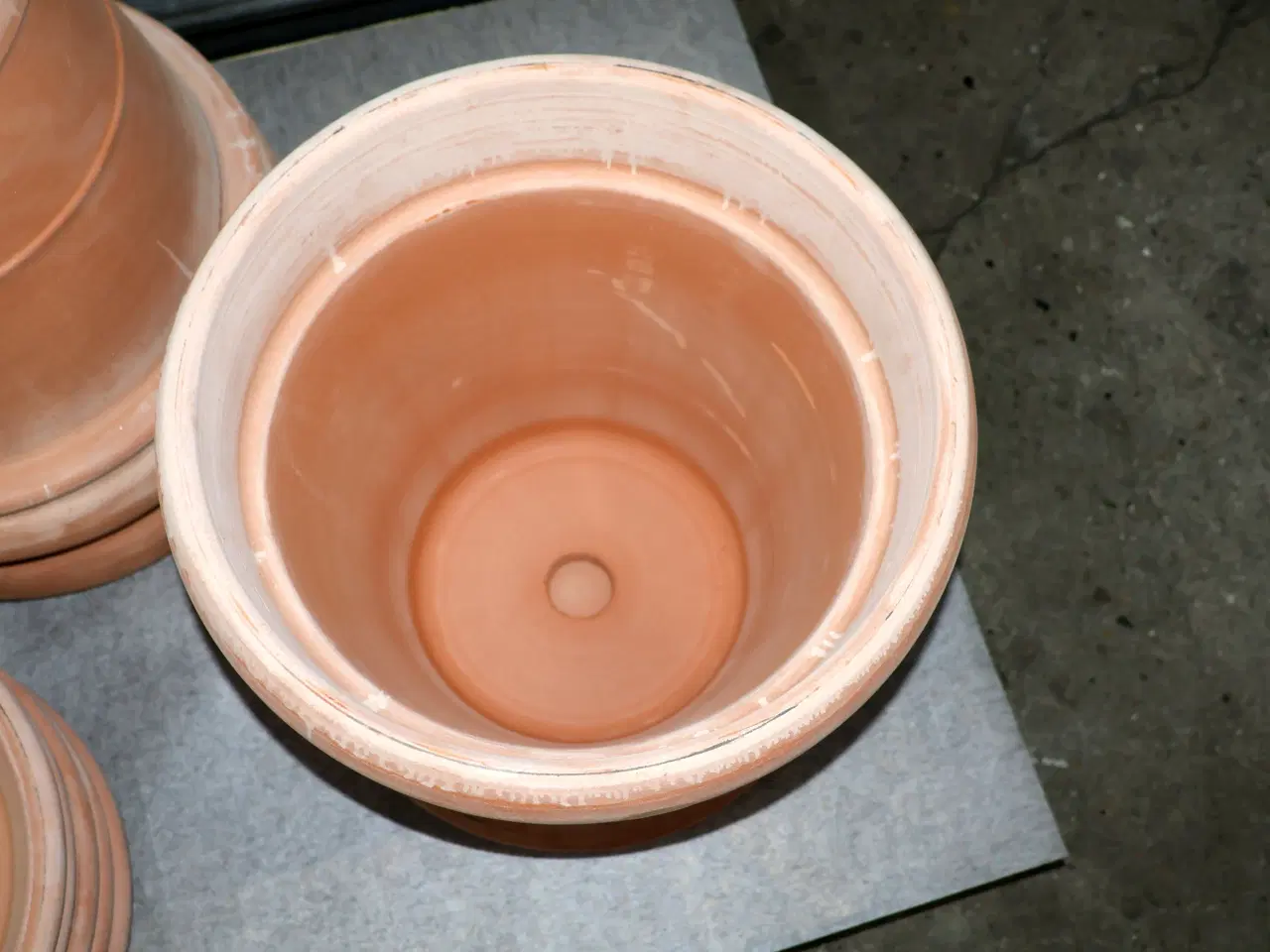 Billede 4 - 6 Stk Italienske Krukker Doppio Bordo m/underskåle