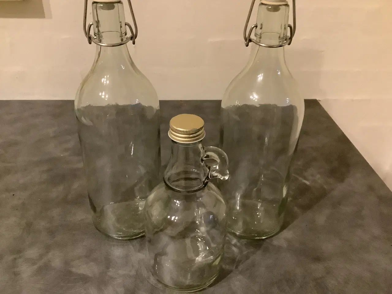 Billede 3 - Ikea glasflasker med patentprop