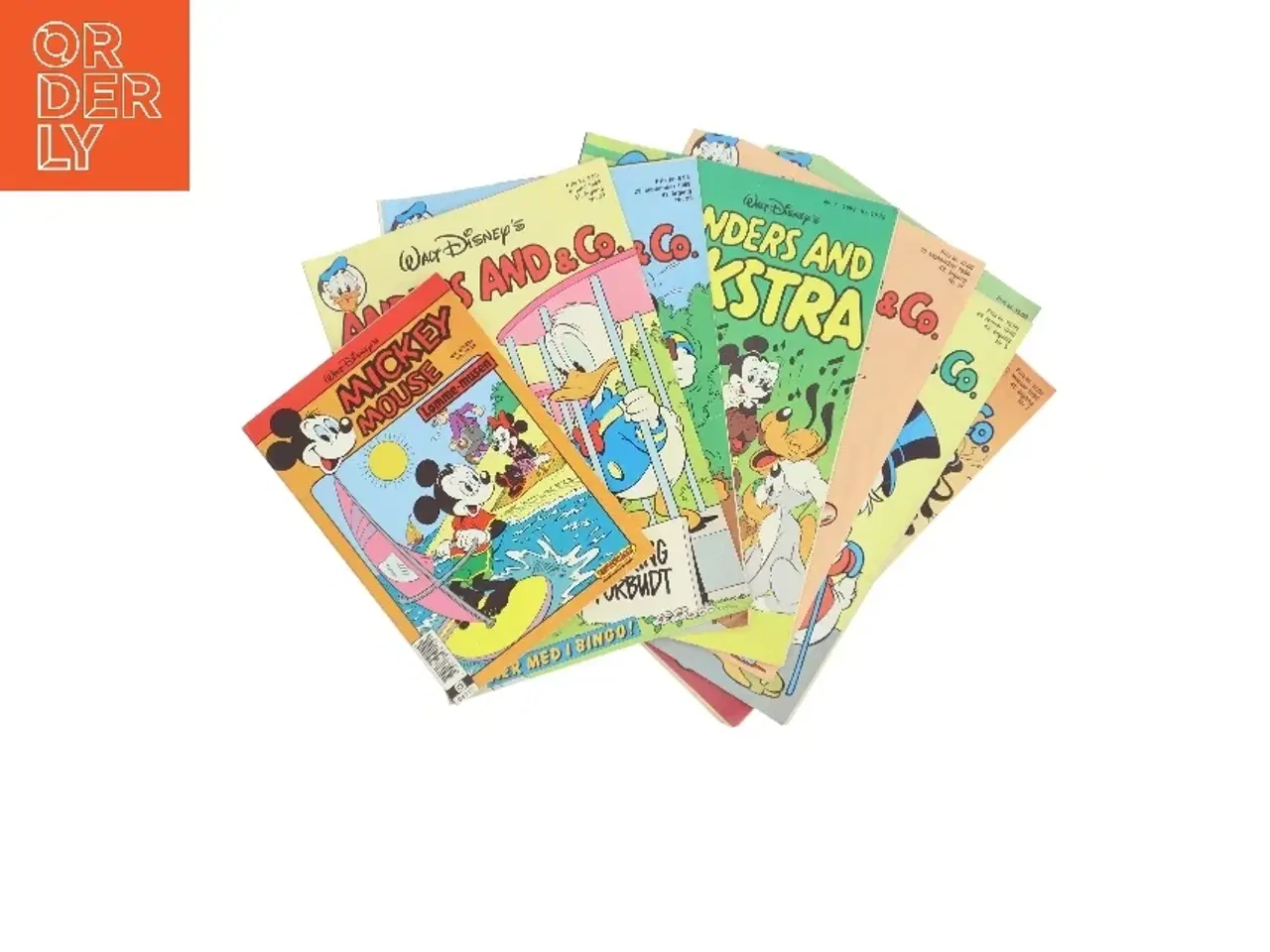 Billede 1 - Anders And & Co. & Mickey Mouse af Uknown (Bog)