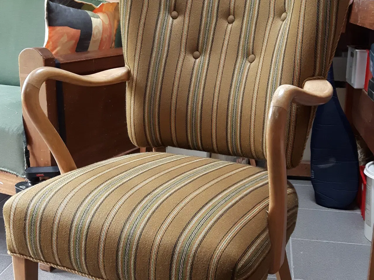 Billede 4 - Alfred Christensen - stol med armlæn