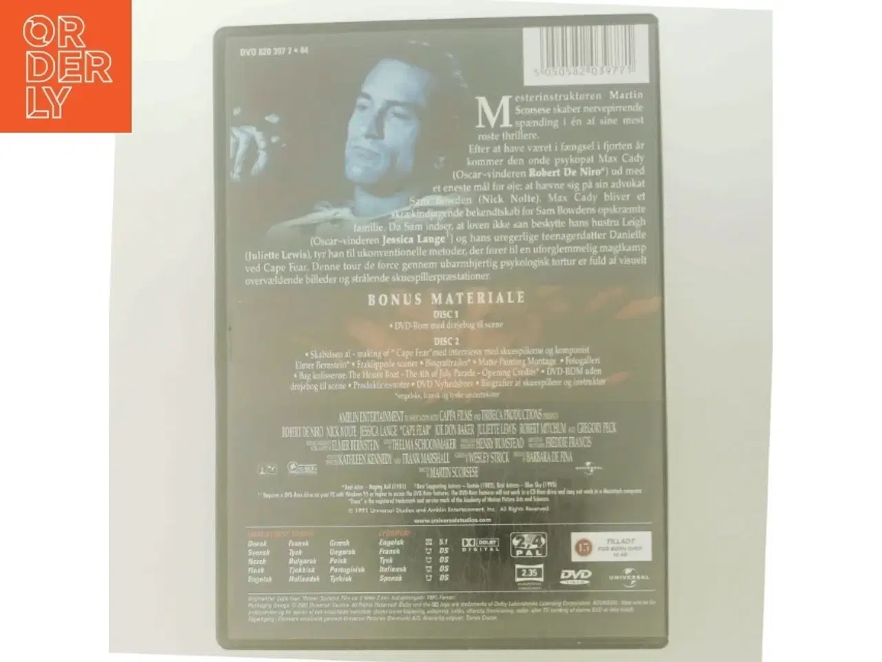 Billede 3 - Cape Fear med Robert De Niro (DVD)