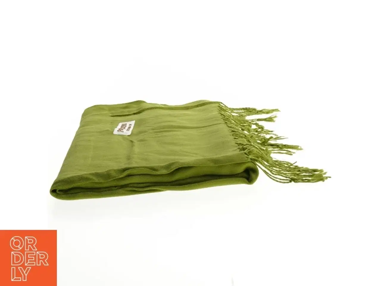 Billede 2 - Grønt pashmina / cashmere sjal (str. 70 x 180 cm)