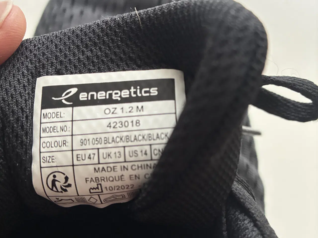 Billede 4 - Sort letvægts sko