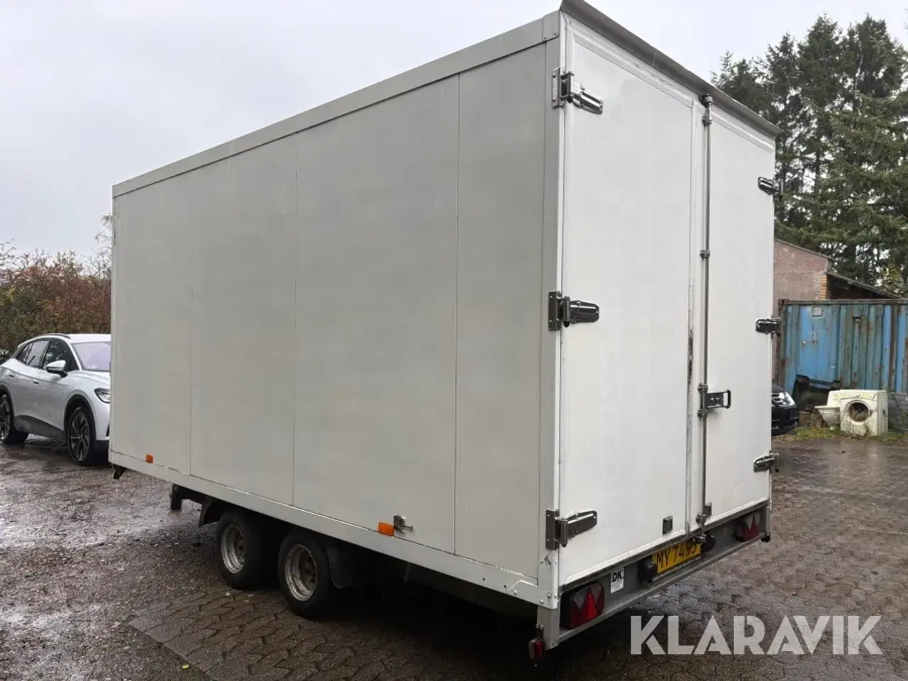 Billede 7 - Cargo trailer Humbaur Lukket