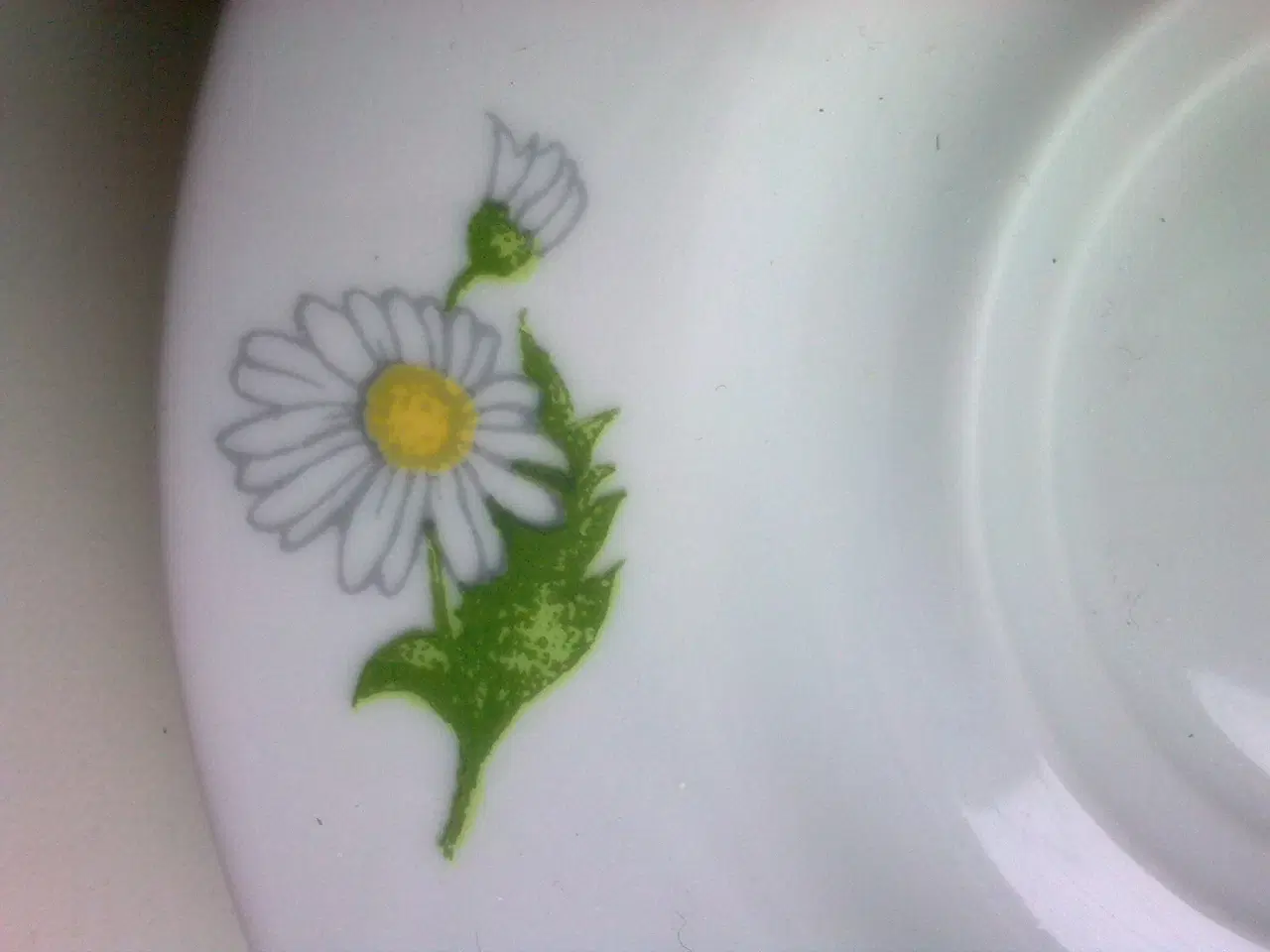Billede 2 - Margueritter Daisy UPCYCLE tallerken & glas 