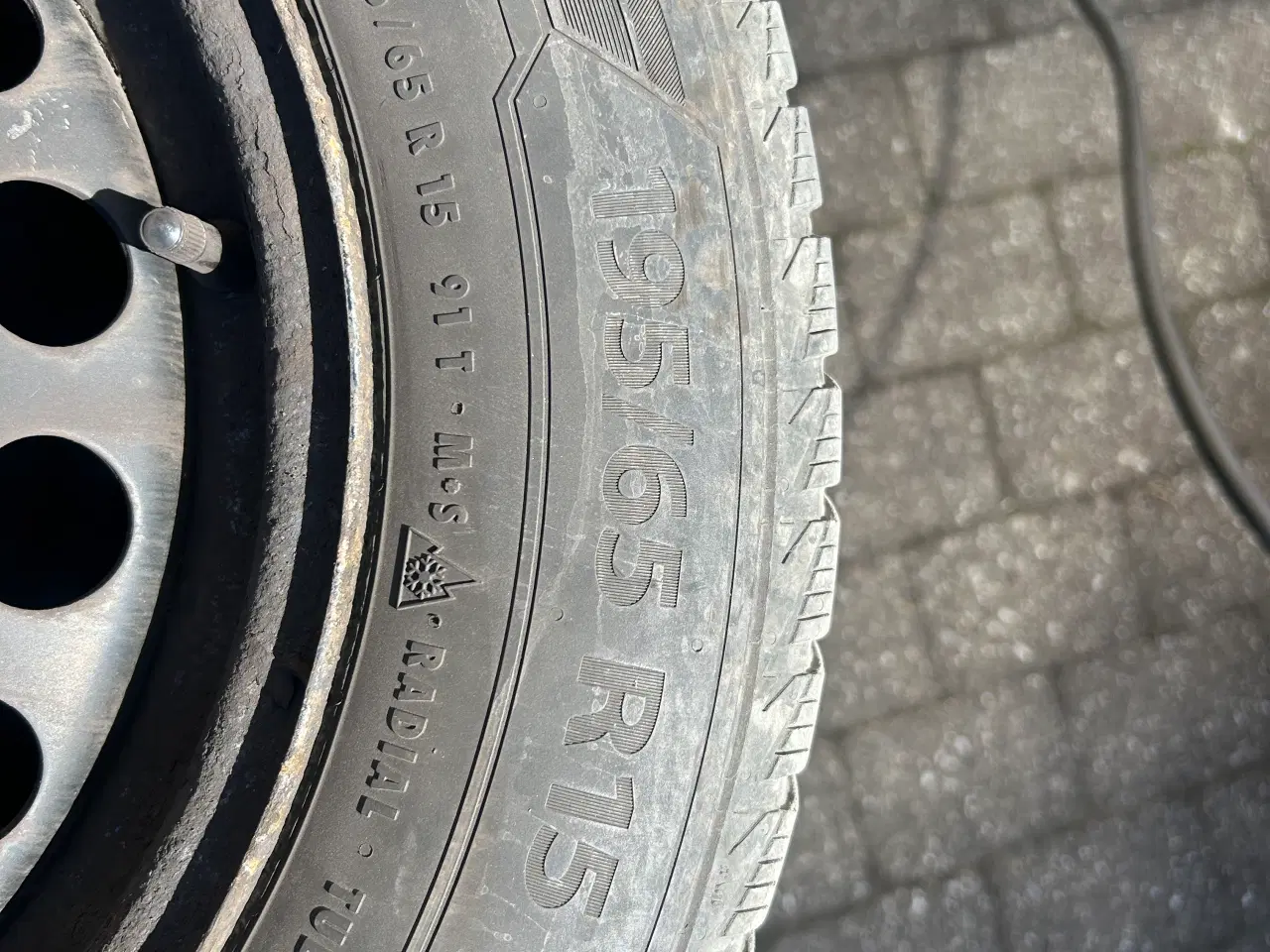 Billede 1 - Vinterdæk på stålfælge. VW Caddy 2017