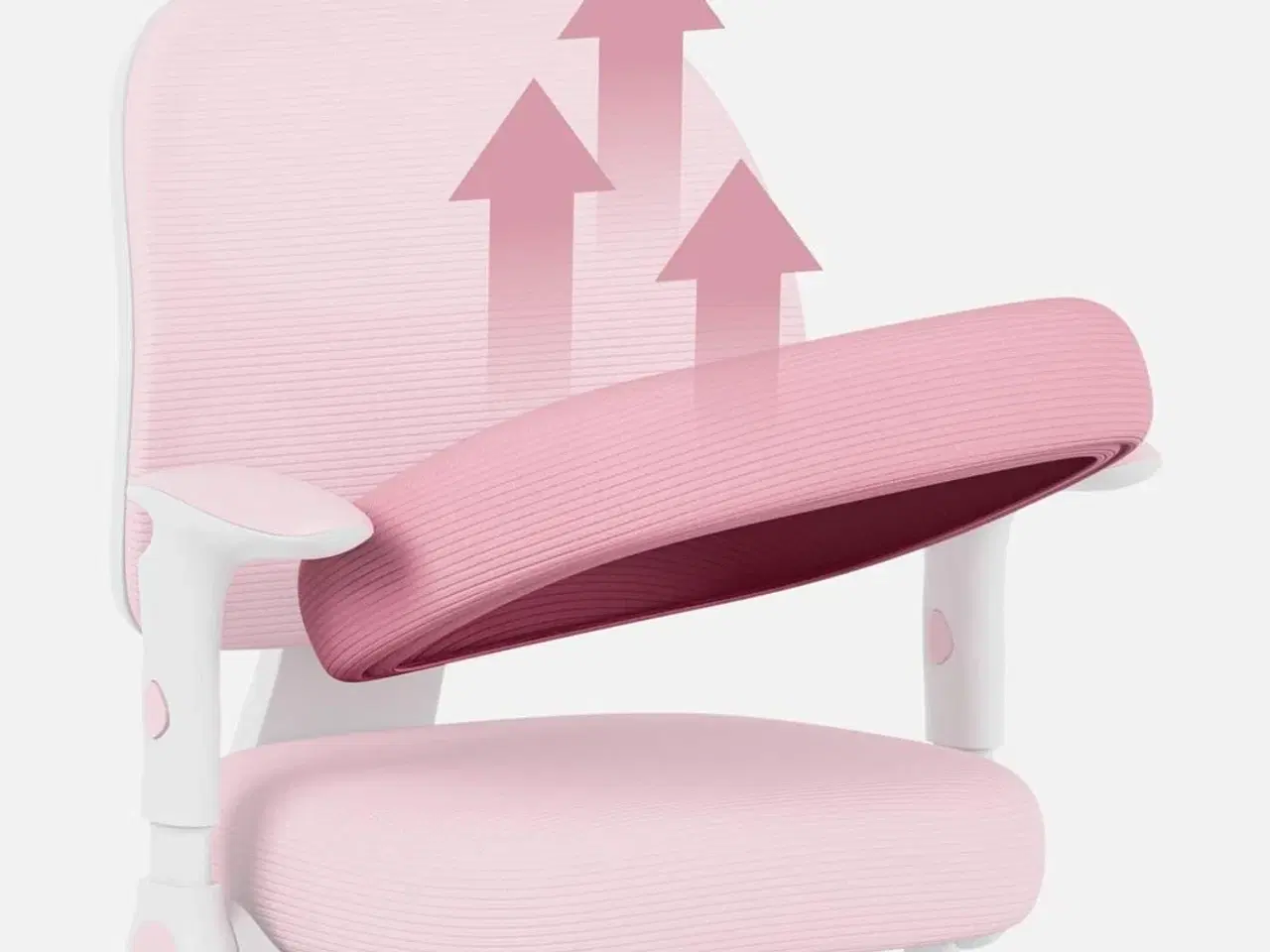 Billede 15 - Kontorstol til børn MARK ADLER Junior 5.0 – pink drejestol