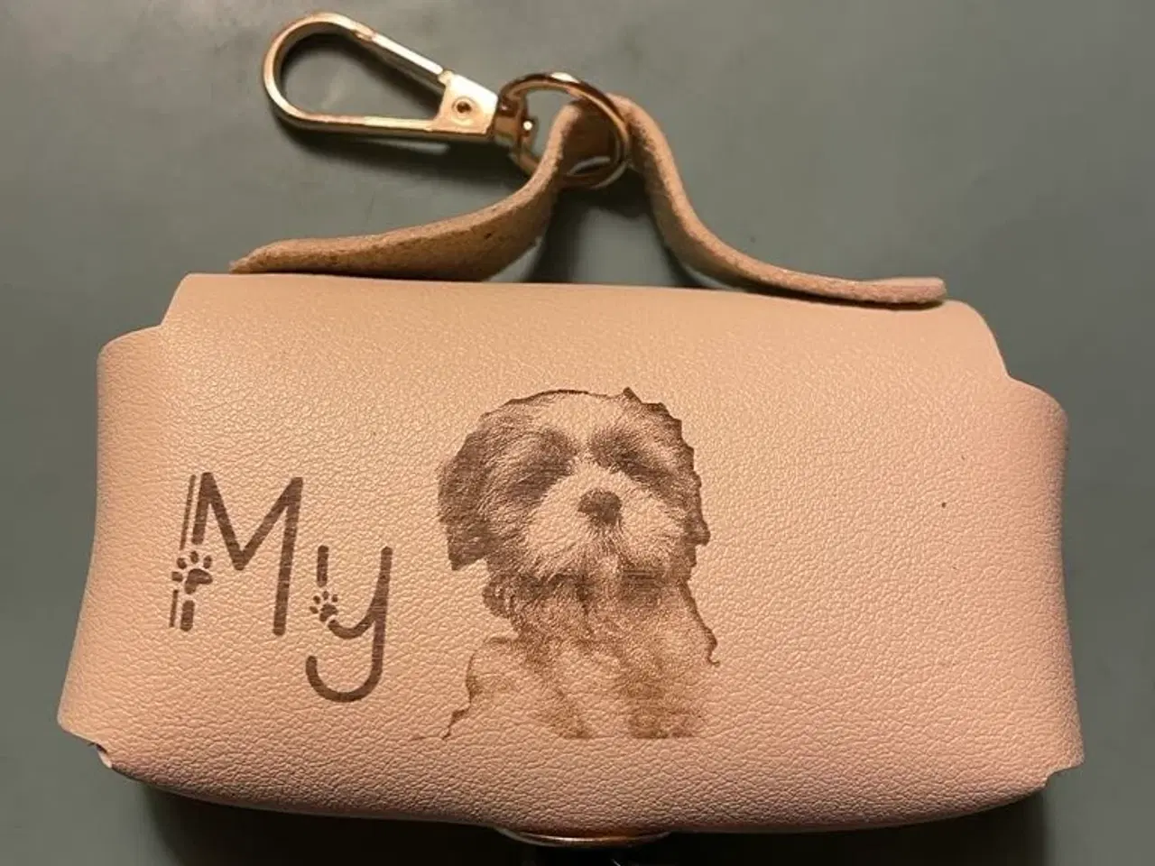 Billede 2 - Personlig Høm høm pose holder med navn