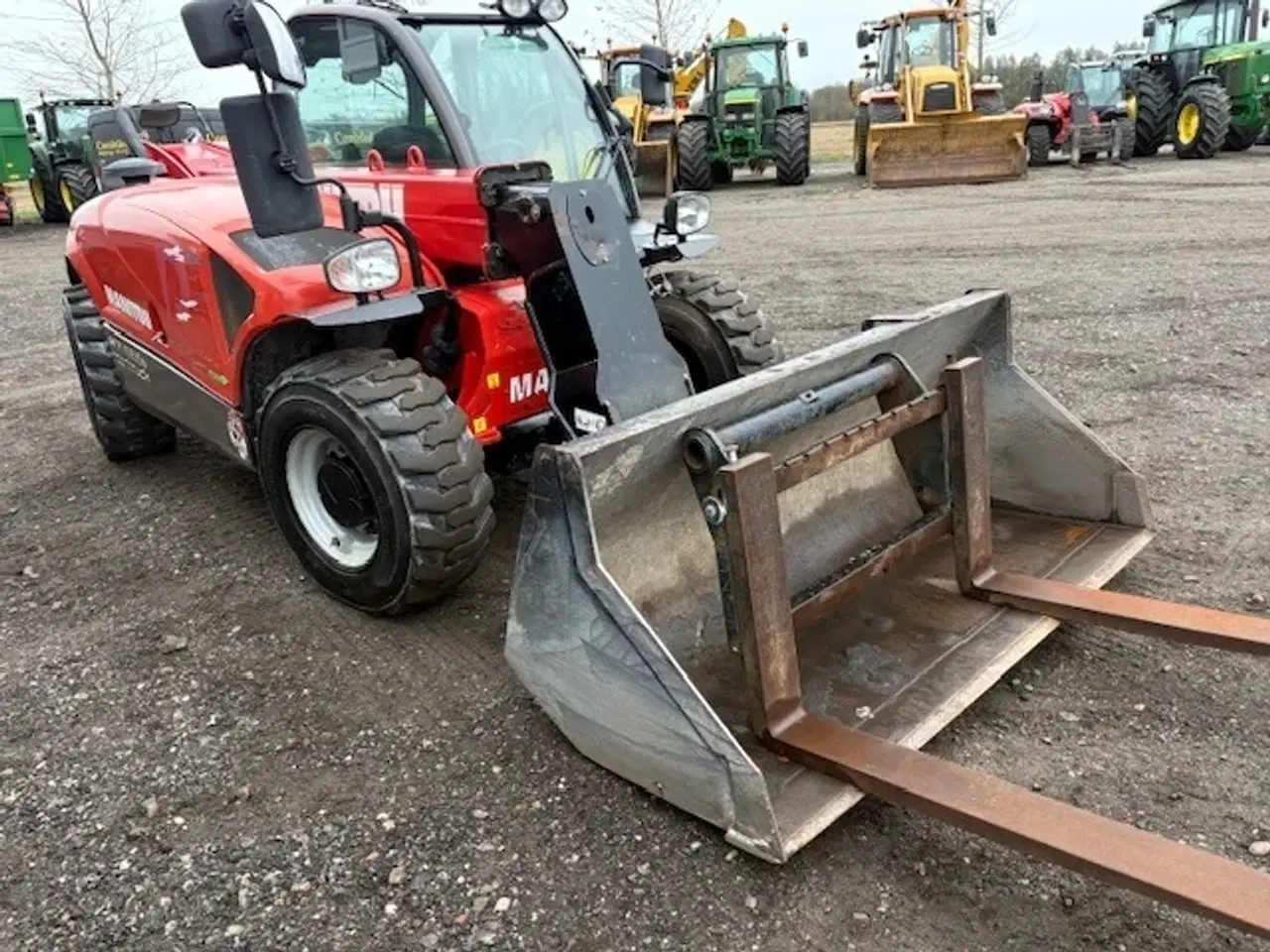 Billede 3 - Manitou MT 625H COMFORT SKOVL OG GAFLER