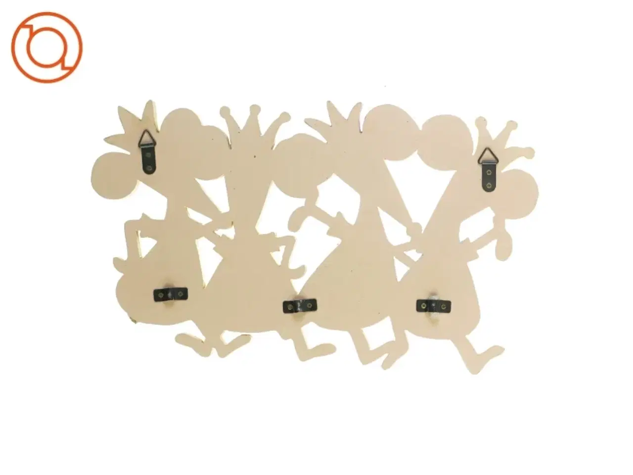 Billede 2 - Dansende Mus med Kroner - Væg dekoration med Ophæng (str. 37 x 22 cm)