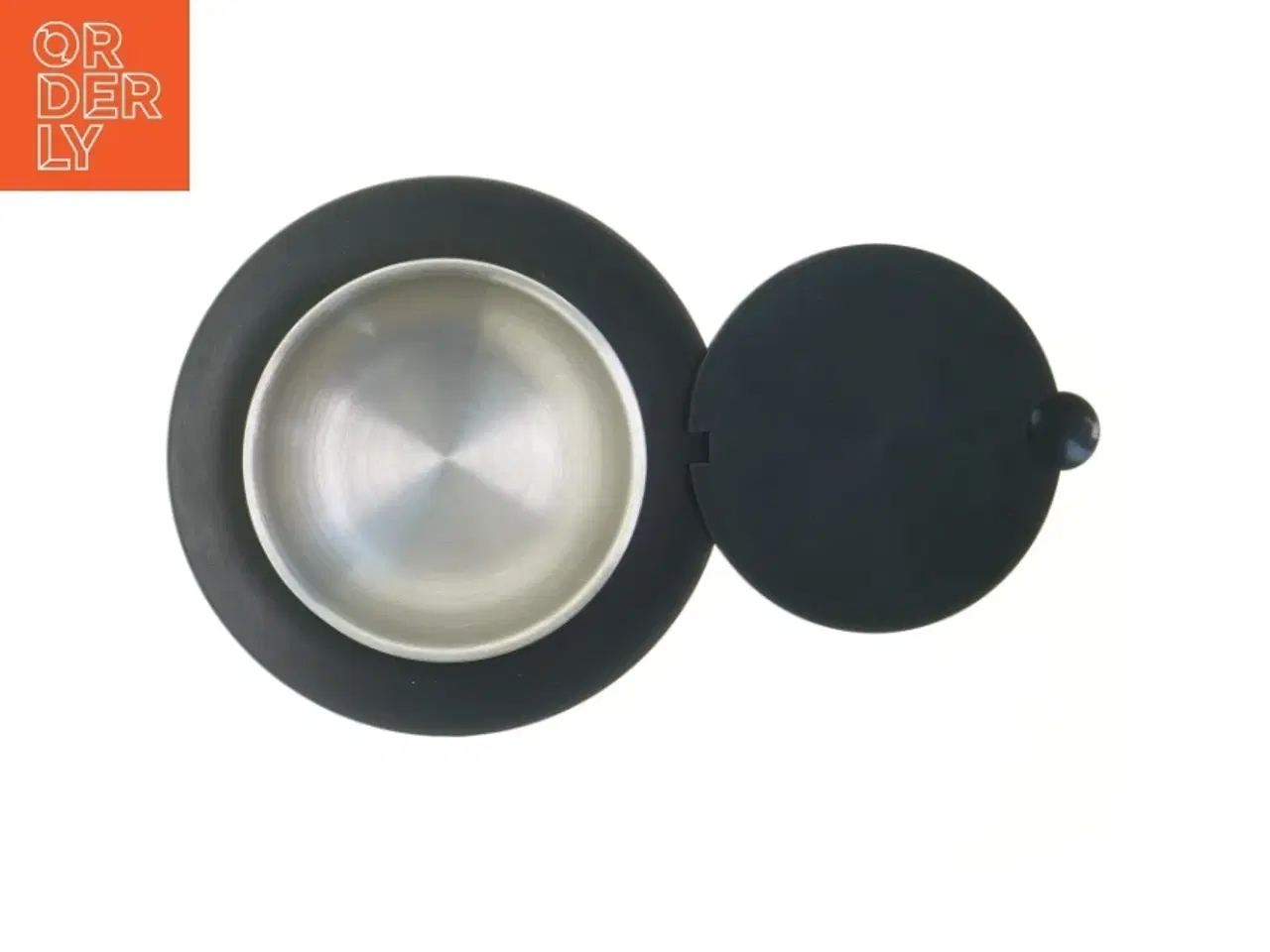 Billede 3 - Sort gryde med låg (str. Ø 23 cm)