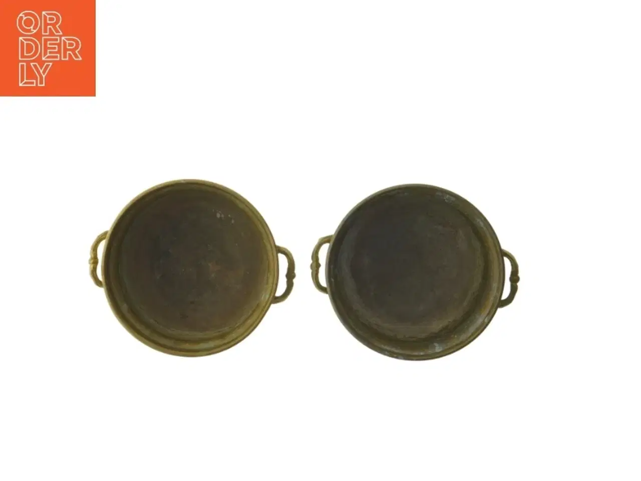 Billede 4 - Messing urtepotteskjuler (str. Ø 13,5x11 cm)