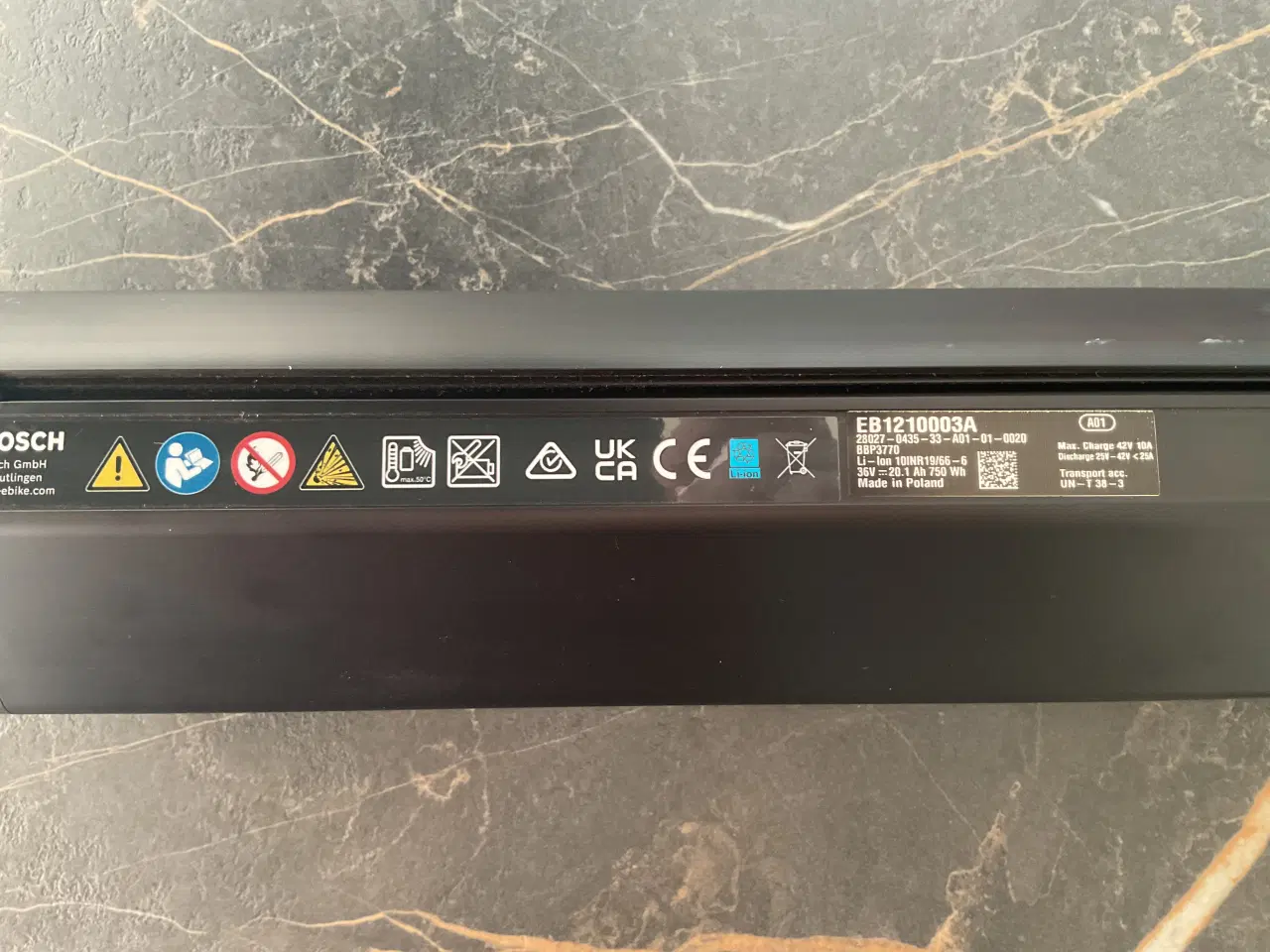 Billede 2 - Bosch 750 watt batteri til el cykel