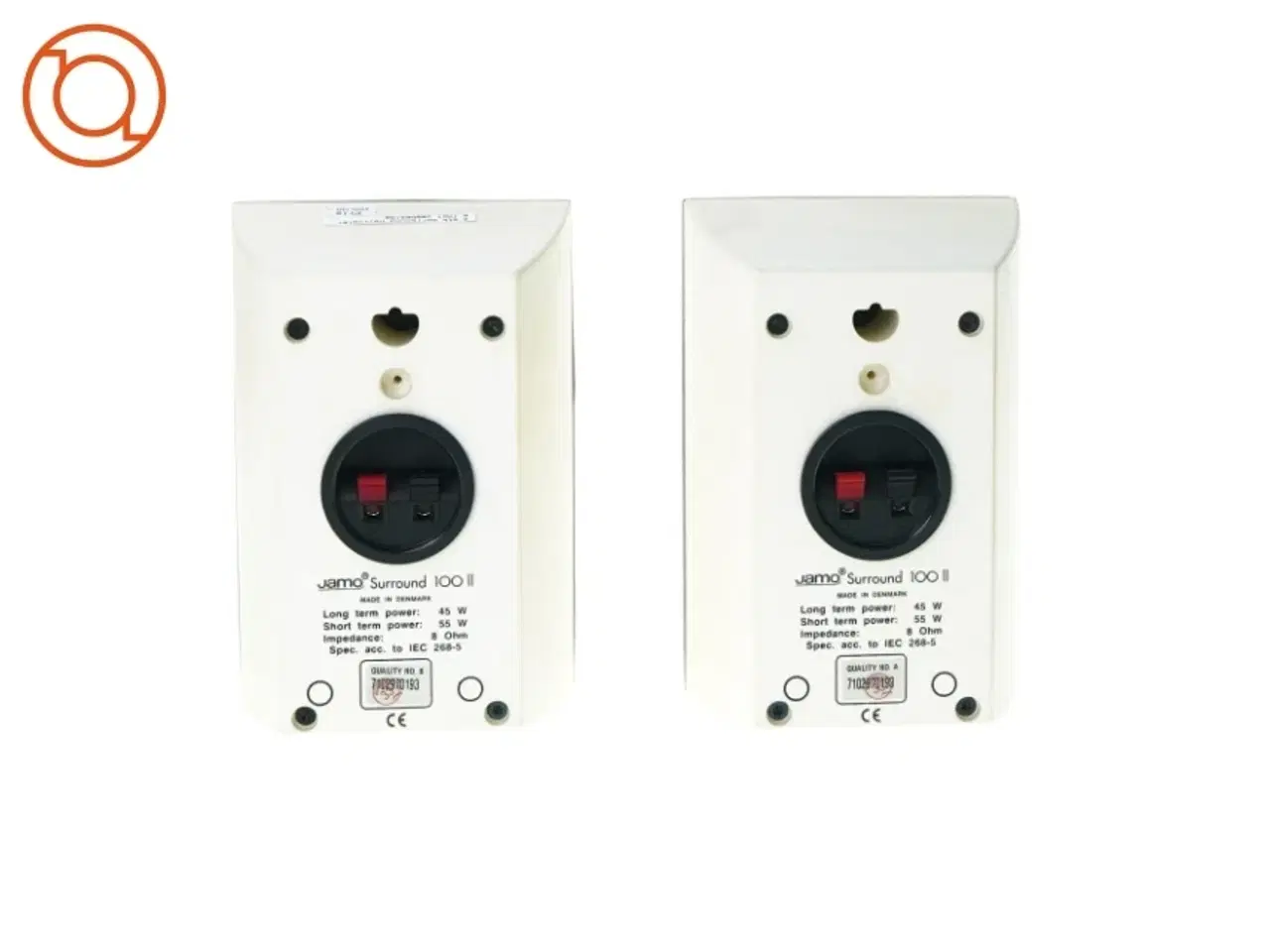Billede 2 - 2 surround højttalere fra Jamo (str. 18 x 13 cm)