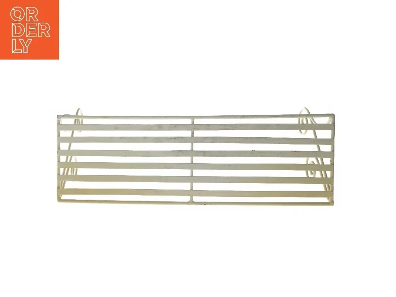 Billede 3 - Metalvægmonteret hylde i romantisk stil (str. 64,5x25,5 cm)